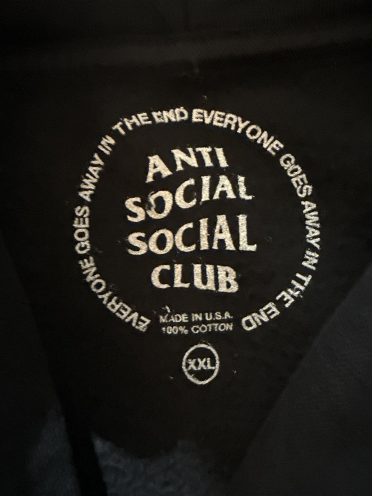 Anti Social Social Club × Fragment Design Anti Social Social Club x Fragment Bolt Hoodie XXL Black Size US XXL / EU 58 / 5 - 3 Thumbnail