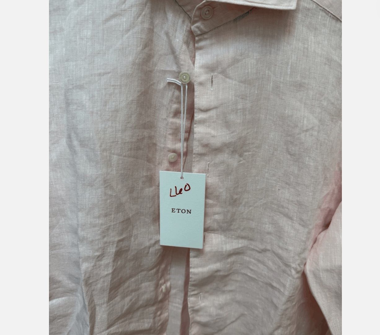 Eton Eton Men's NWT Long Sleeve Linen Button up shirt 39 or 15.5 Size US M / EU 48-50 / 2 - 3 Thumbnail