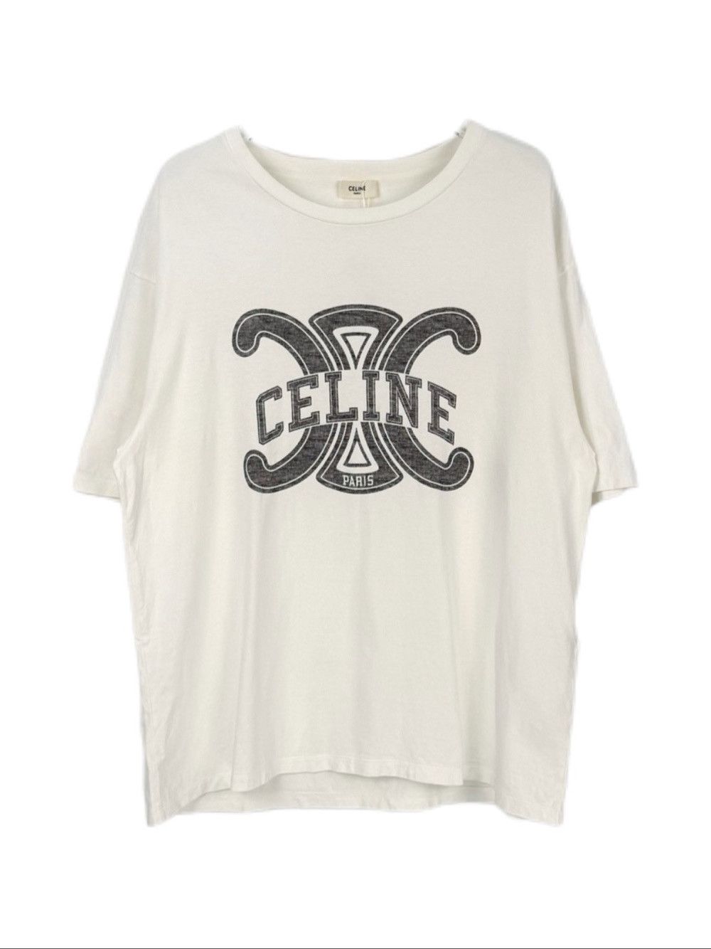 Celine Celine Triomphe Logo T-Shirt Size S Size US S / EU 44-46 / 1 - 1 Thumbnail