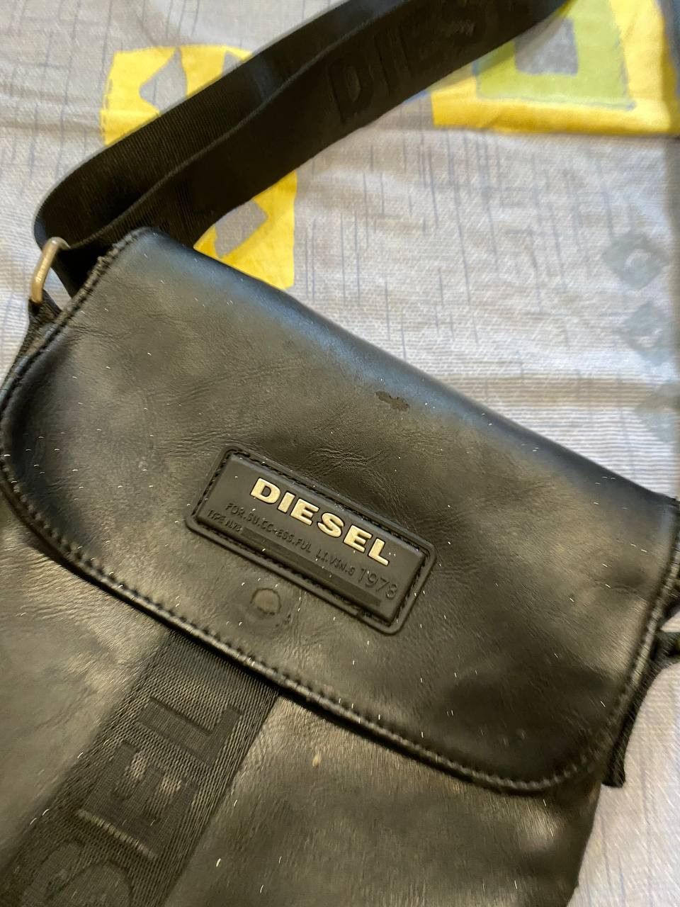 Diesel Vintage Diesel Shoulders Bag Y2K Big Logo Size ONE SIZE - 2 Thumbnail