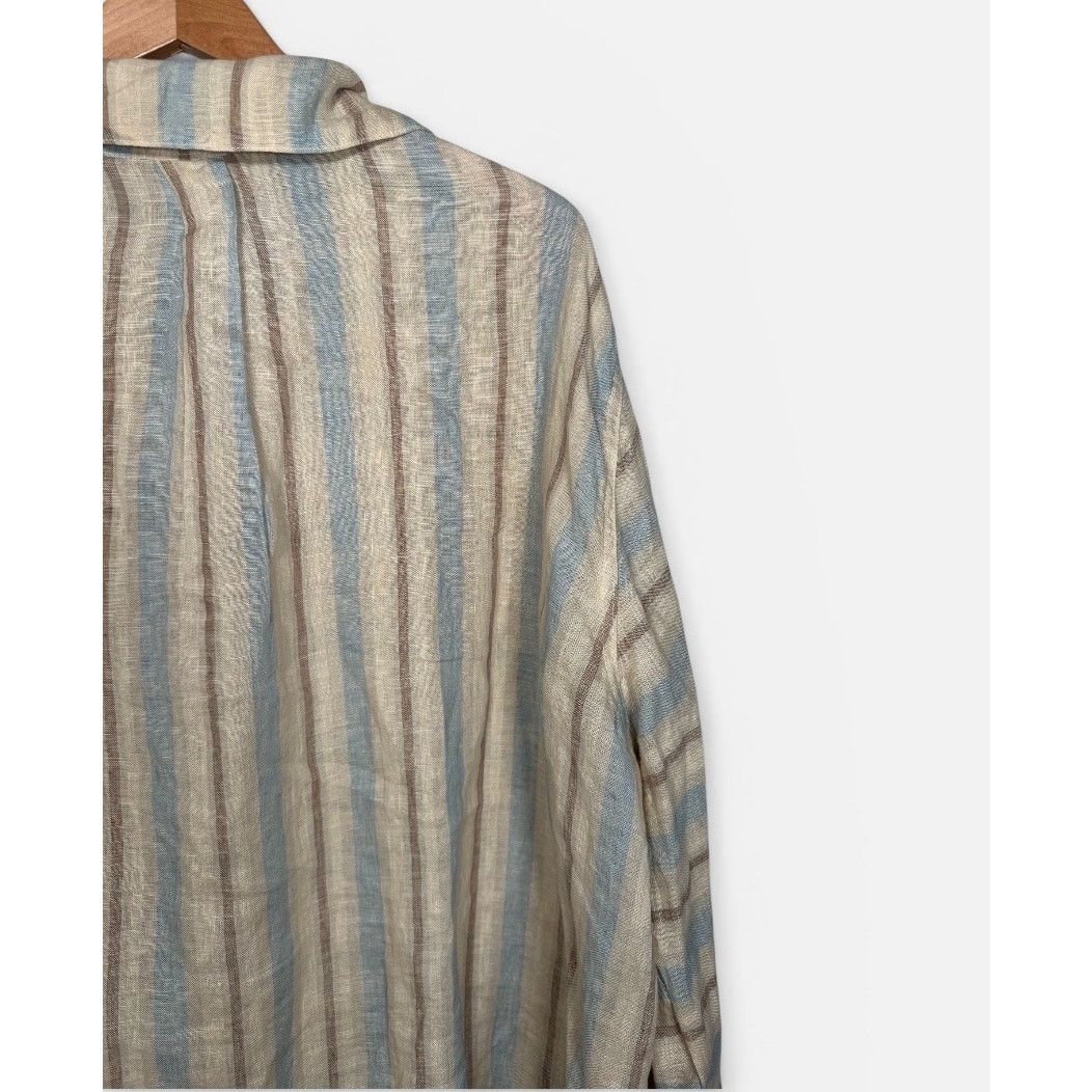 CP Shades NWOT CP Shades Mixed Plaid Linen Double Cloth Top size L Size L / US 10 / IT 46 - 10 Thumbnail