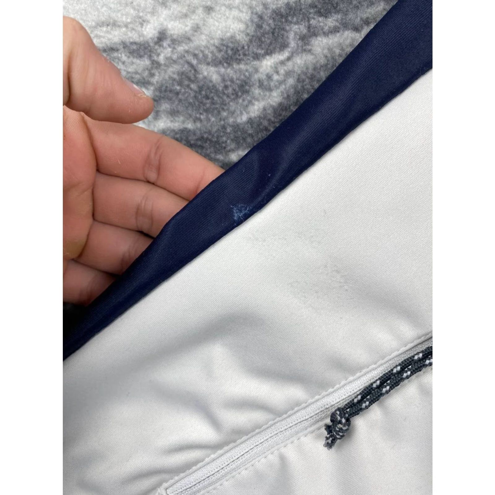 Kappa Kappa Vest Men M White Bomber Jacket Zip Logo Solid Polyester Spring Winter Fall Cycling Size US M / EU 48-50 / 2 - 4 Thumbnail