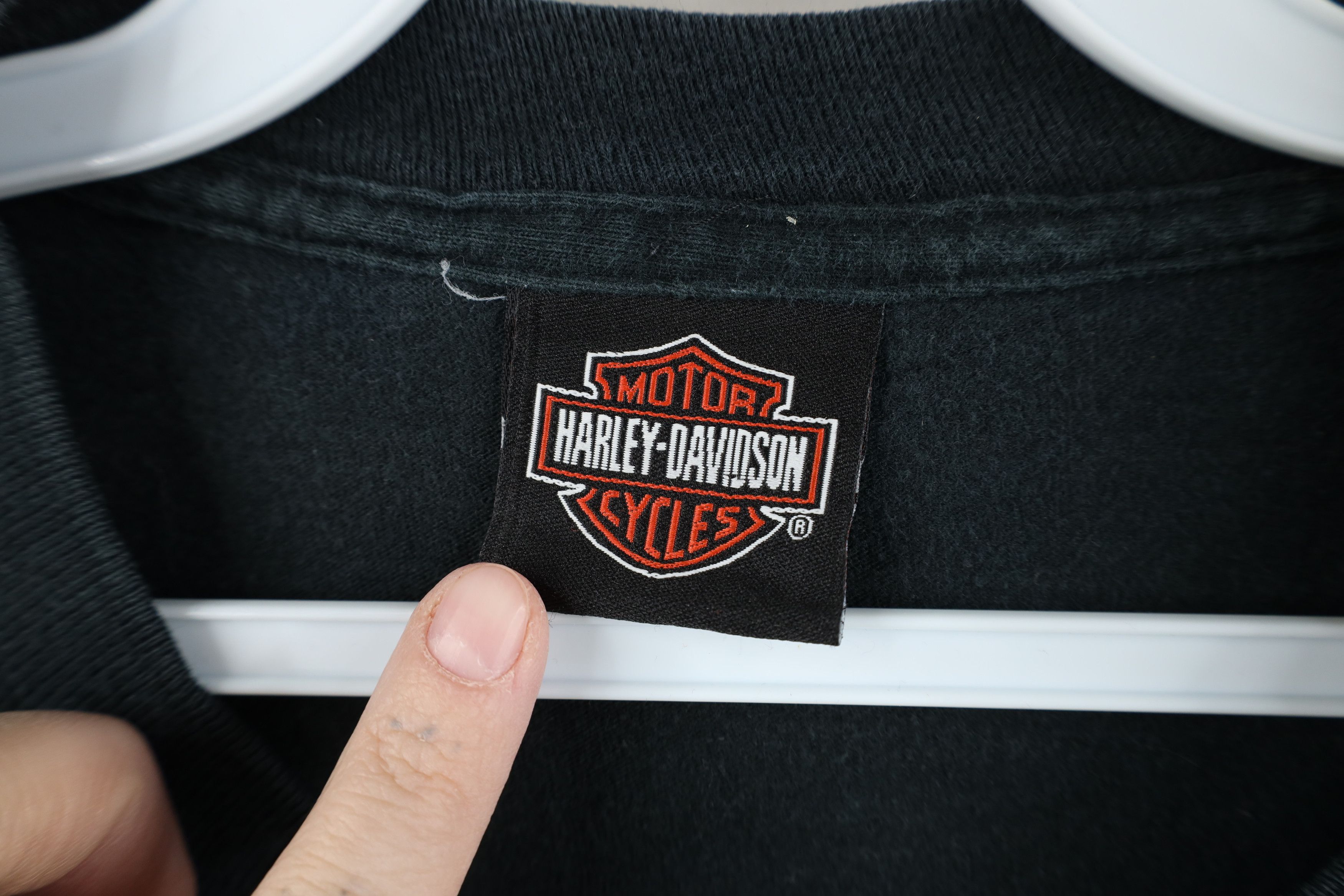 Harley Davidson Vintage Harley Davidson Flames Long Sleeve T-Shirt Black Size US M / EU 48-50 / 2 - 10 Thumbnail