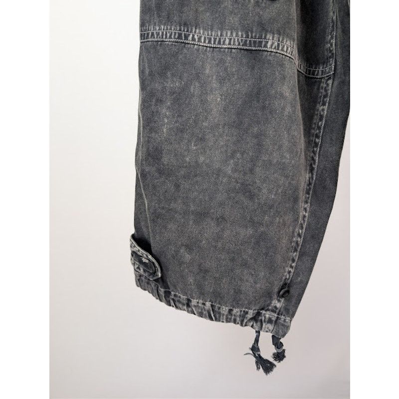 Maison MIHARA YASUHIRO o1rshd1 Repair Cargo Trousers Denim Pants in Black Size US 32 / EU 48 - 8 Thumbnail
