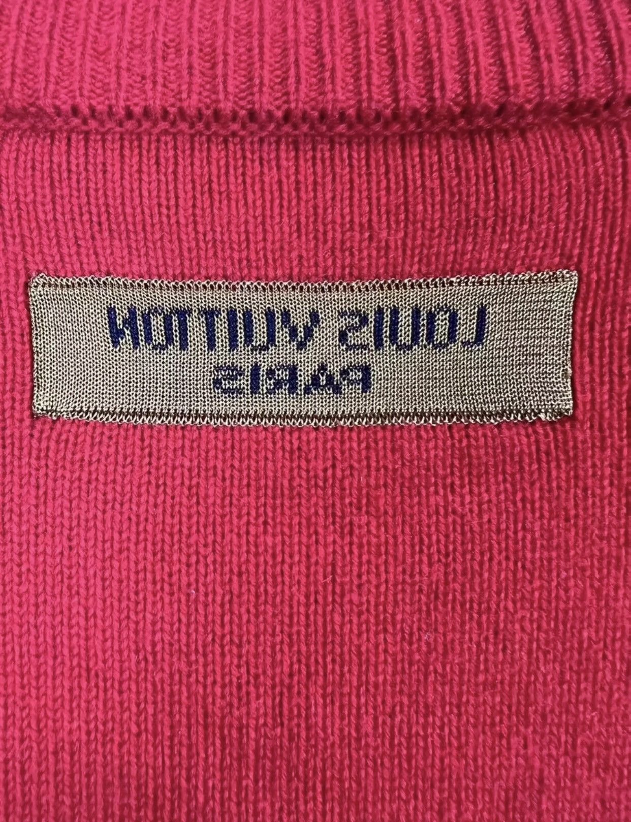 Louis Vuitton LOUIS VUITTON LV Sleeve Logo Cashmere Sweater 2412-Nextarrow Size US XXL / EU 58 / 5 - 5 Thumbnail