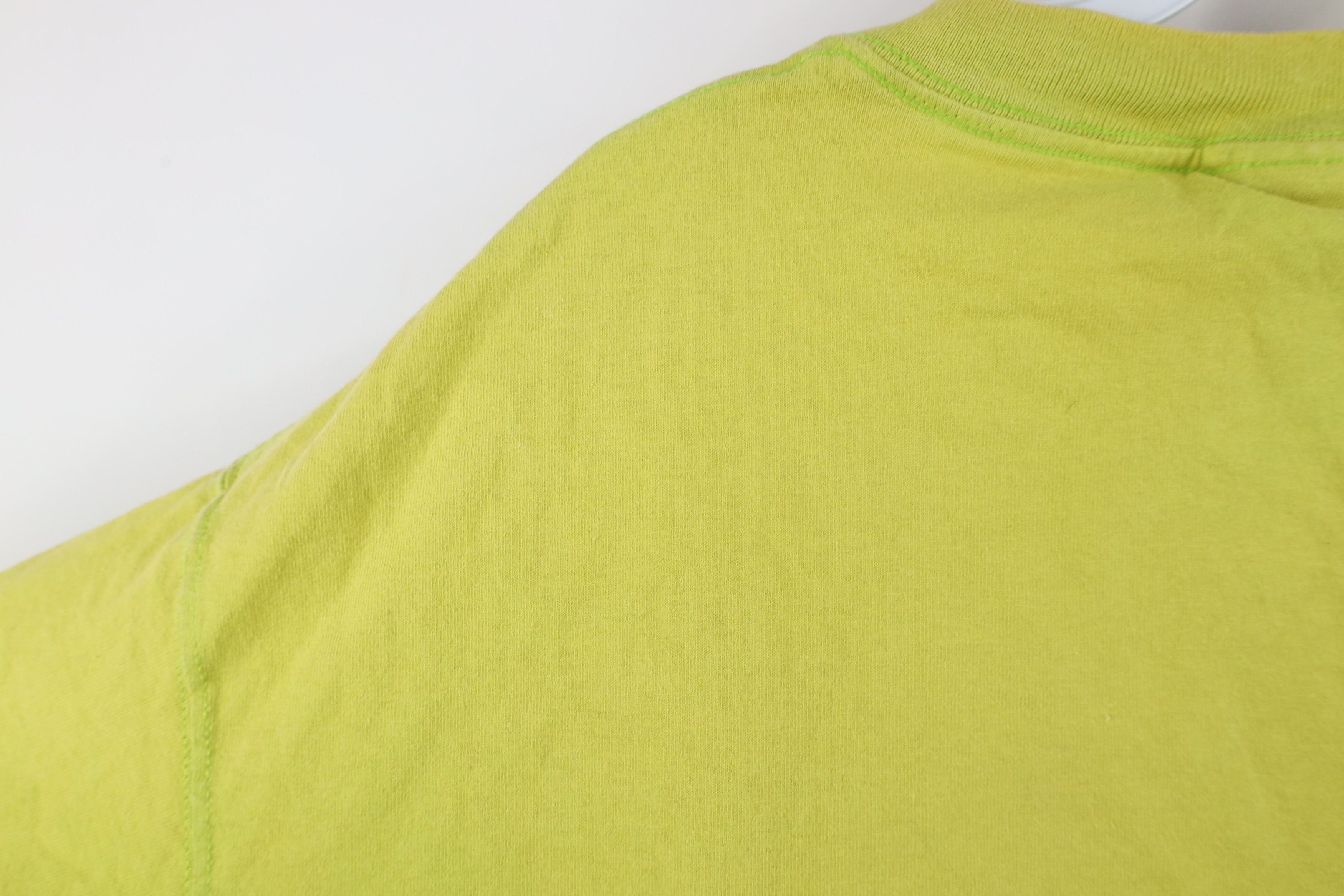 Vintage Vintage 90s USA Olympics Spell Out T-Shirt Lime Green USA Size US L / EU 52-54 / 3 - 9 Thumbnail