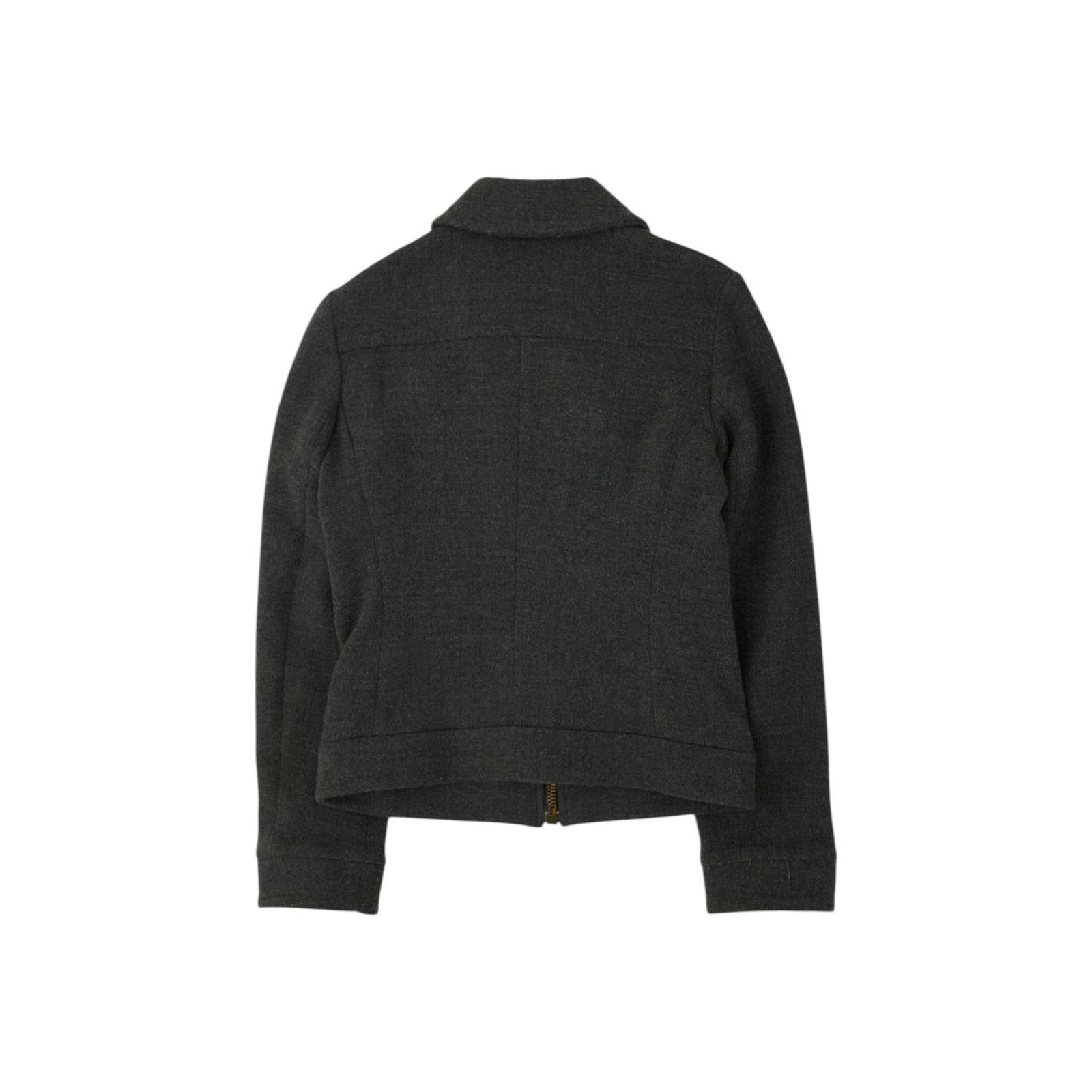Miu Miu Wool Zip Up Jacket Size XS / US 0-2 / IT 36-38 - 2 Thumbnail
