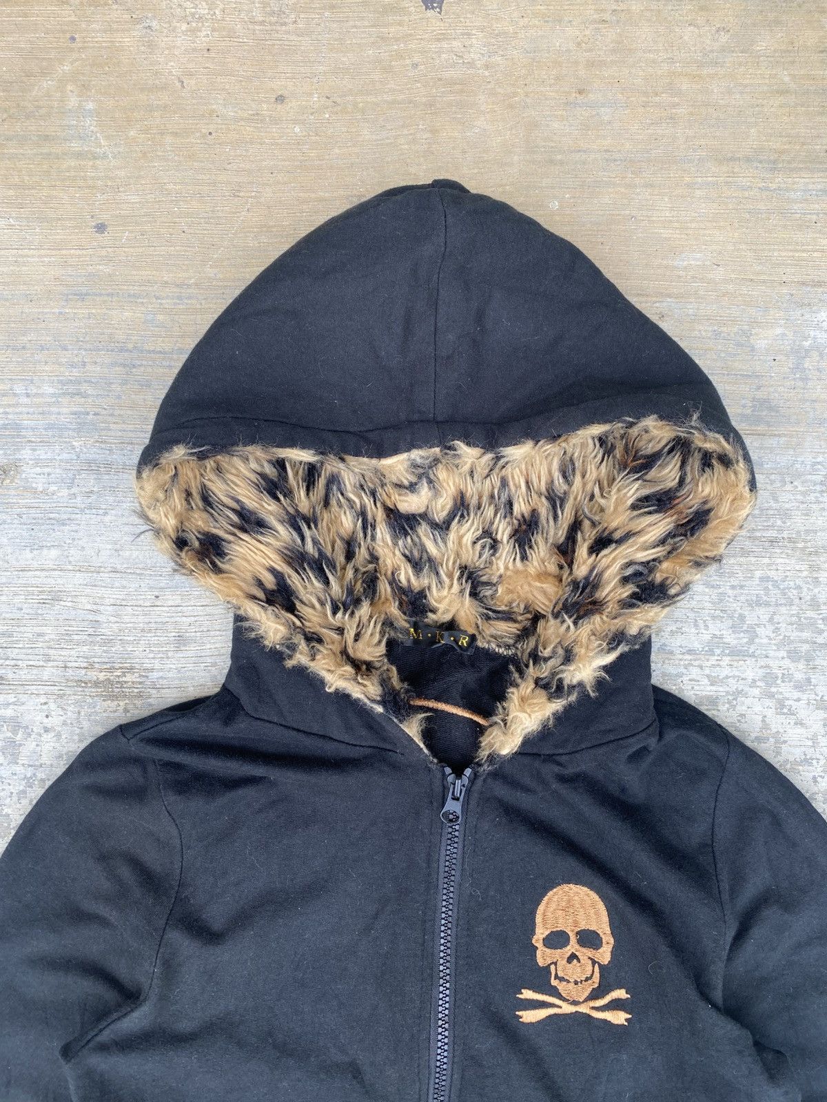 Japanese Brand M.K.R embroidery skull zipper hoodie Size S / US 4 / IT 40 - 3 Thumbnail