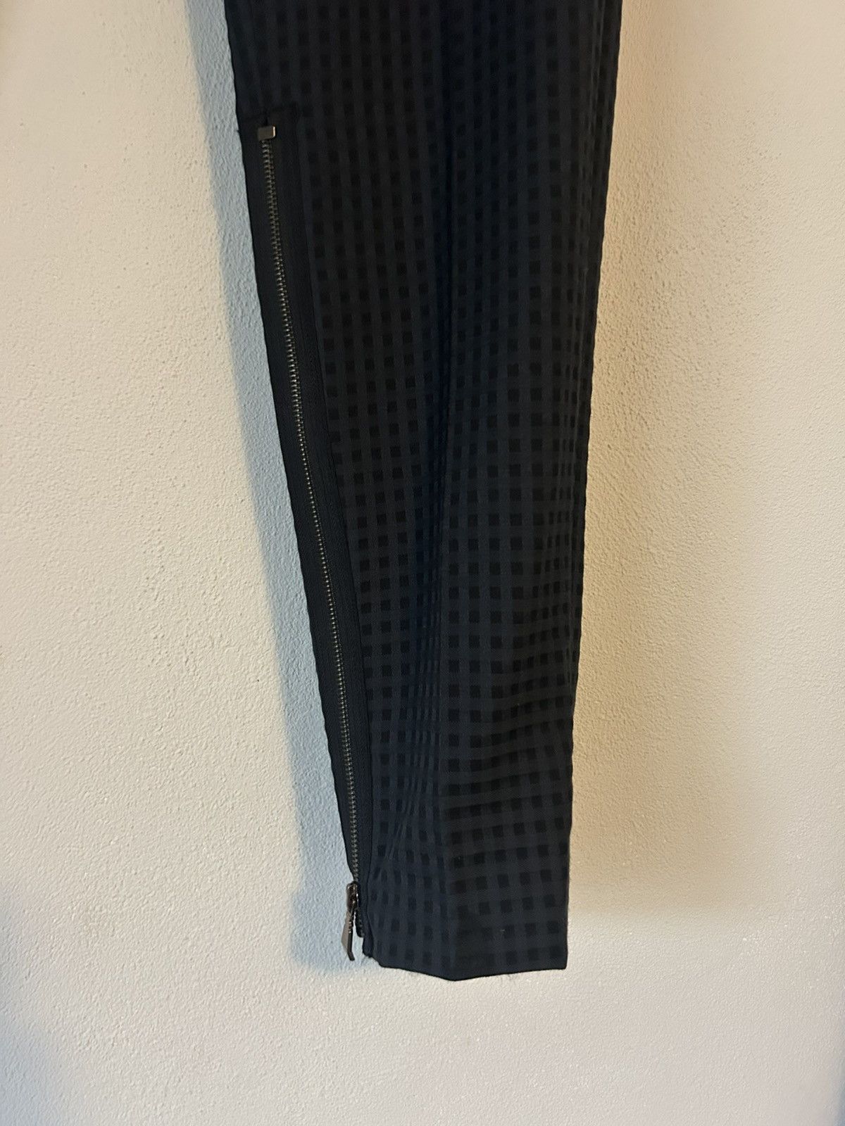 Gucci Wool Slim-Fit Trousers with Gingham Check and Zipped Ankles Size US 36 / EU 52 - 5 Thumbnail