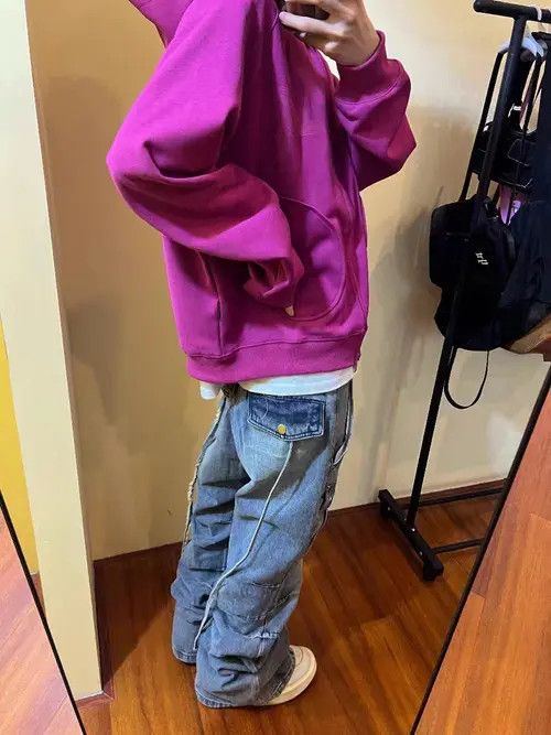 Japanese Brand VIBE Street wash vintage y2k baggy wide leg jeans Size US 29 - 2 Thumbnail