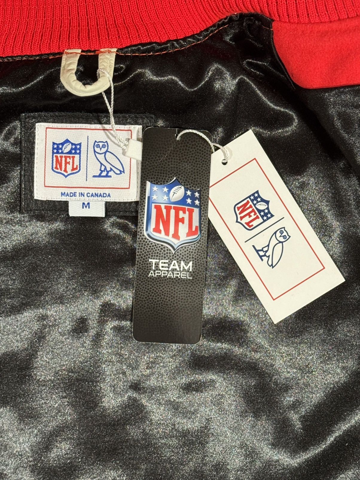 October's Very Own OVO x NFL Kansas City Chiefs Full-Snap Varsity Jacket Red Size US M / EU 48-50 / 2 - 12 Thumbnail