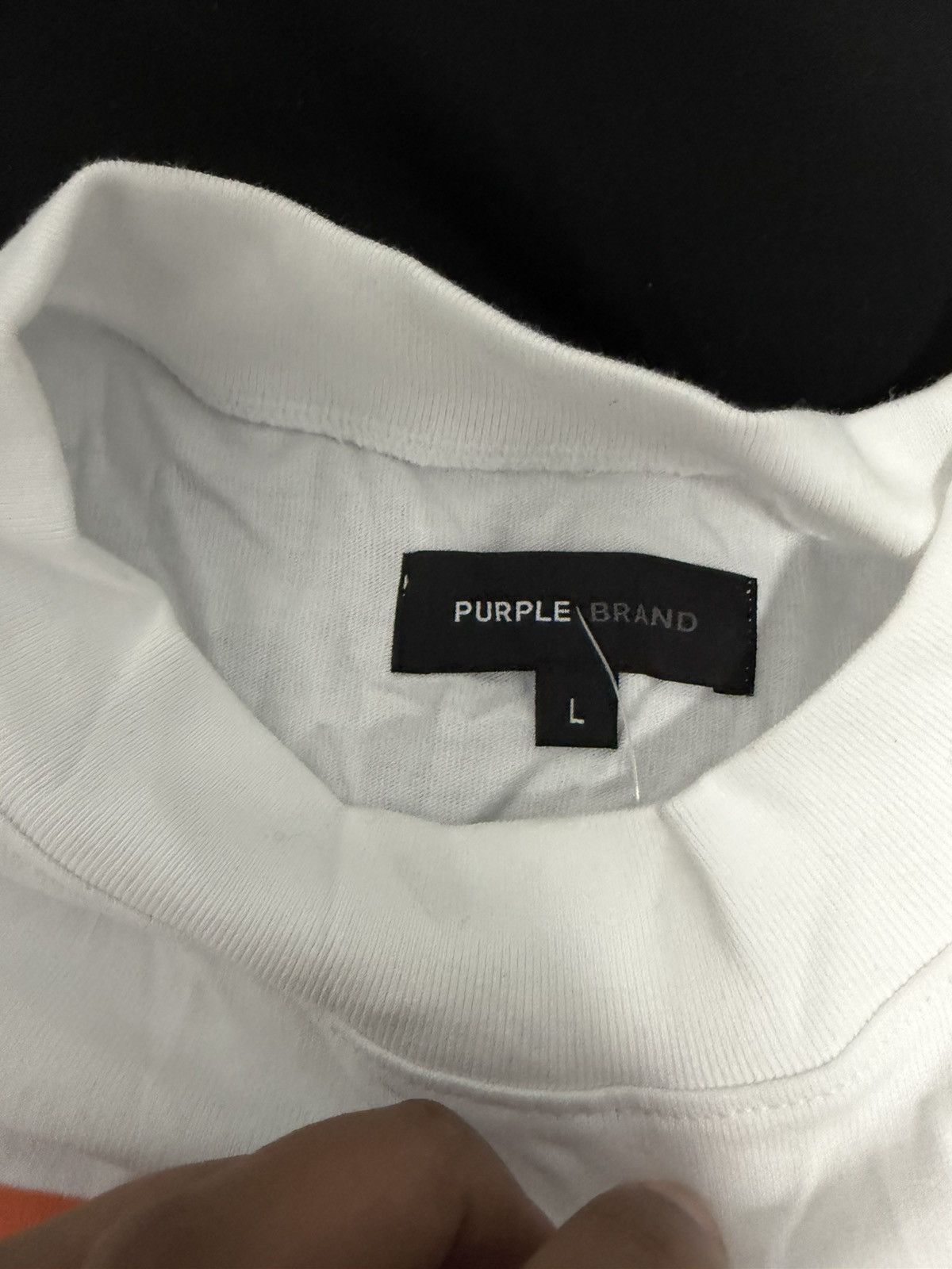 Purple Brand PURPLE BRAND WHITE TEE LARGE Size US L / EU 52-54 / 3 - 2 Thumbnail