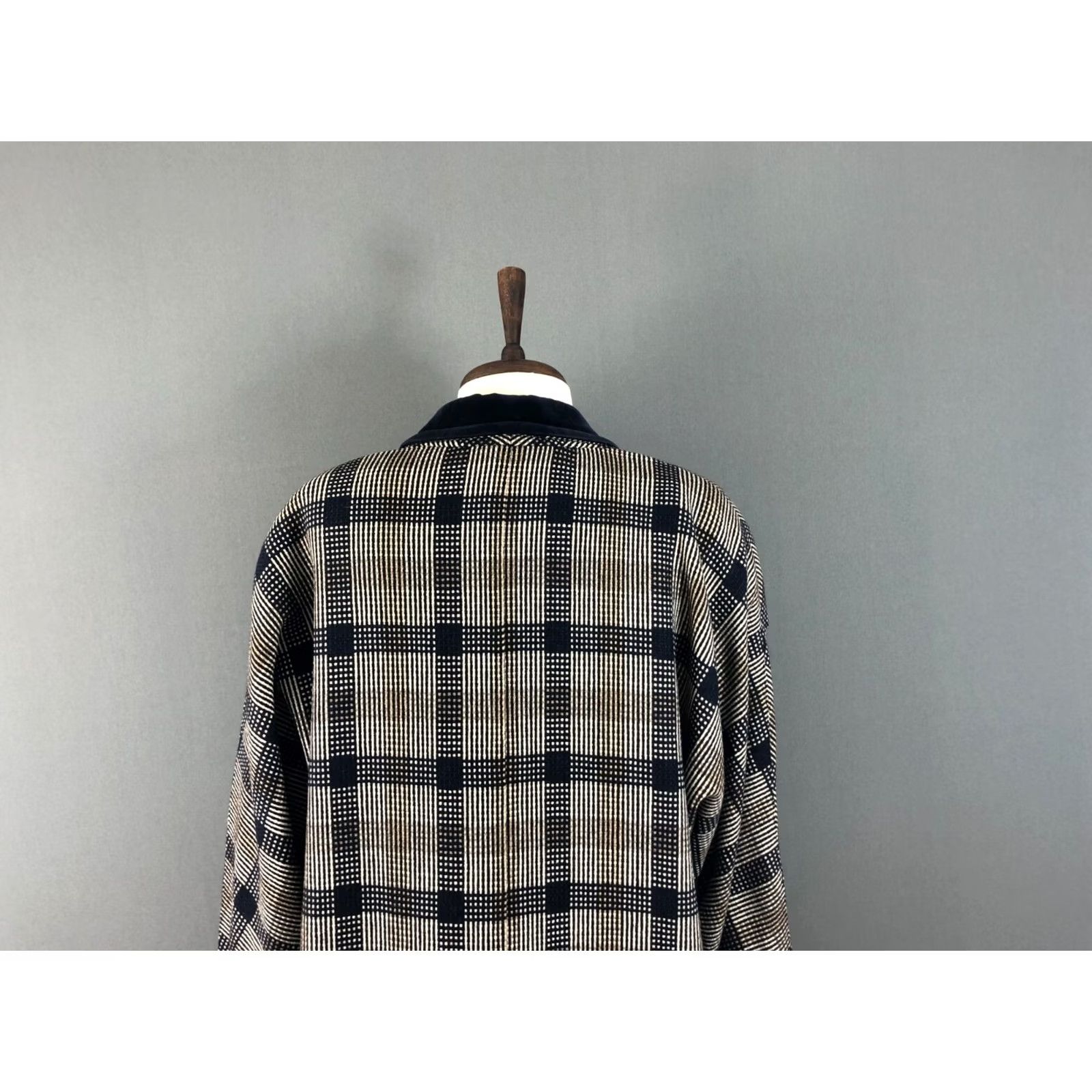 Vintage Laurèl Laurel Blazer Jacket Wool/Cashmere Dark Blue Women Size 40 Check Jacket Blazer Womens Size 40 Blue Casual Size S / US 4 / IT 40 - 5 Thumbnail