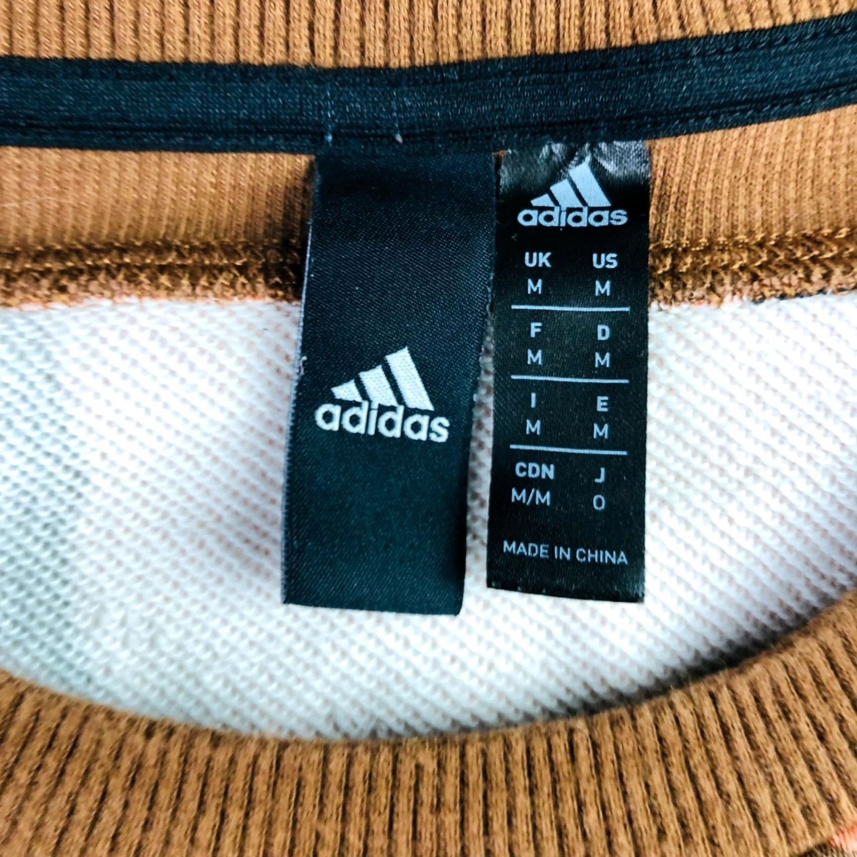 Adidas Adidas Men’s Crew Neck Sweatshirt Brown/Peach Camo • Medium Size US M / EU 48-50 / 2 - 4 Thumbnail