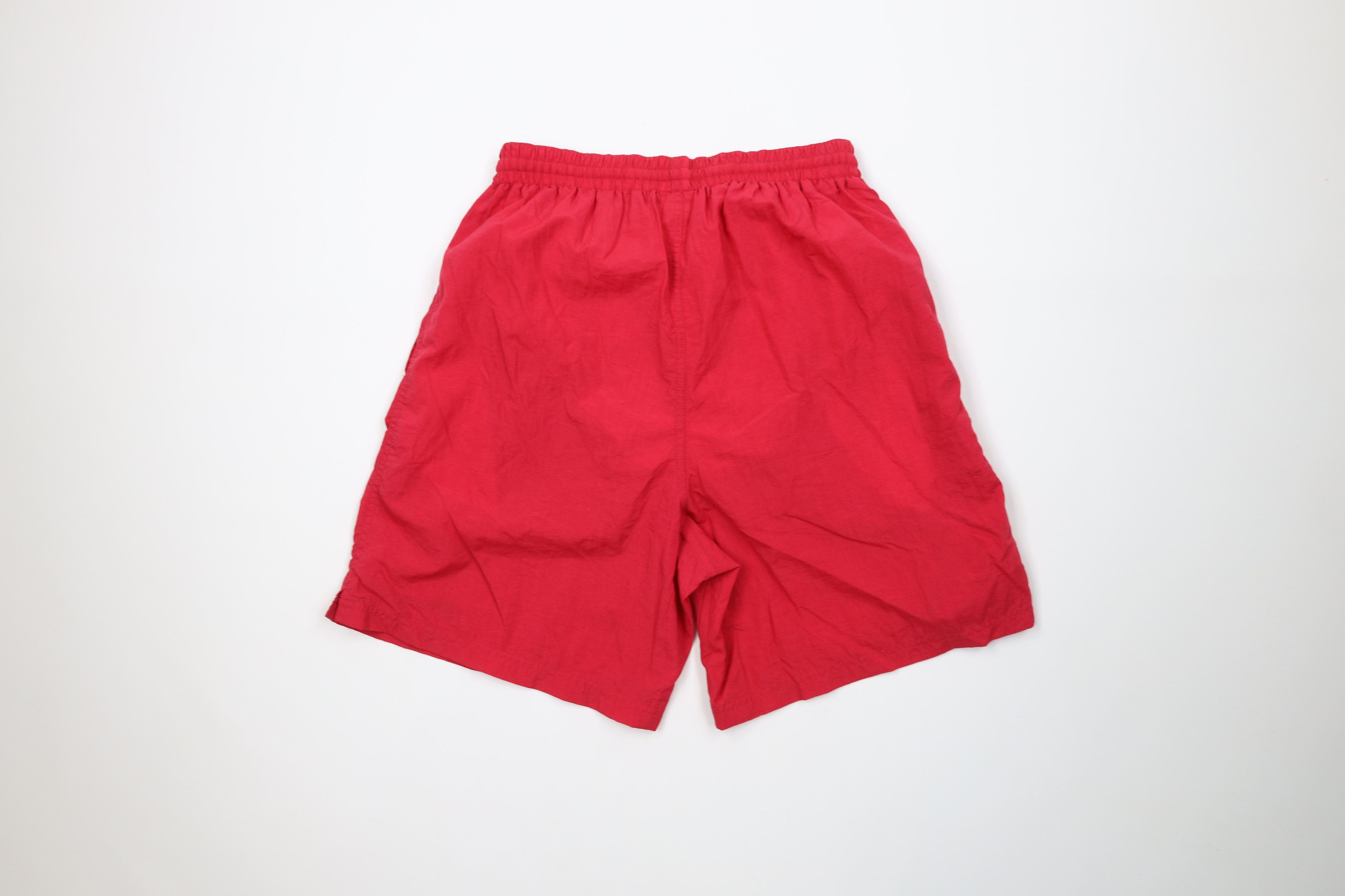 Champion Vintage 90s Champion Spell Out Lined Above Knee Shorts Red Size US 32 / EU 48 - 10 Thumbnail