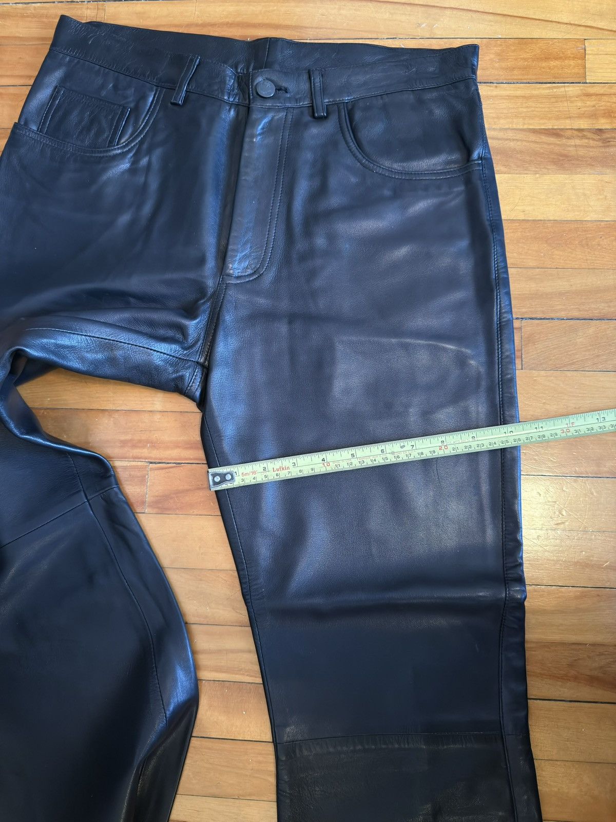 Ralph Lauren Purple Label Ralph Lauren Purple Label Leather Pants Jeans Size 32 Size US 32 / EU 48 - 16 Thumbnail
