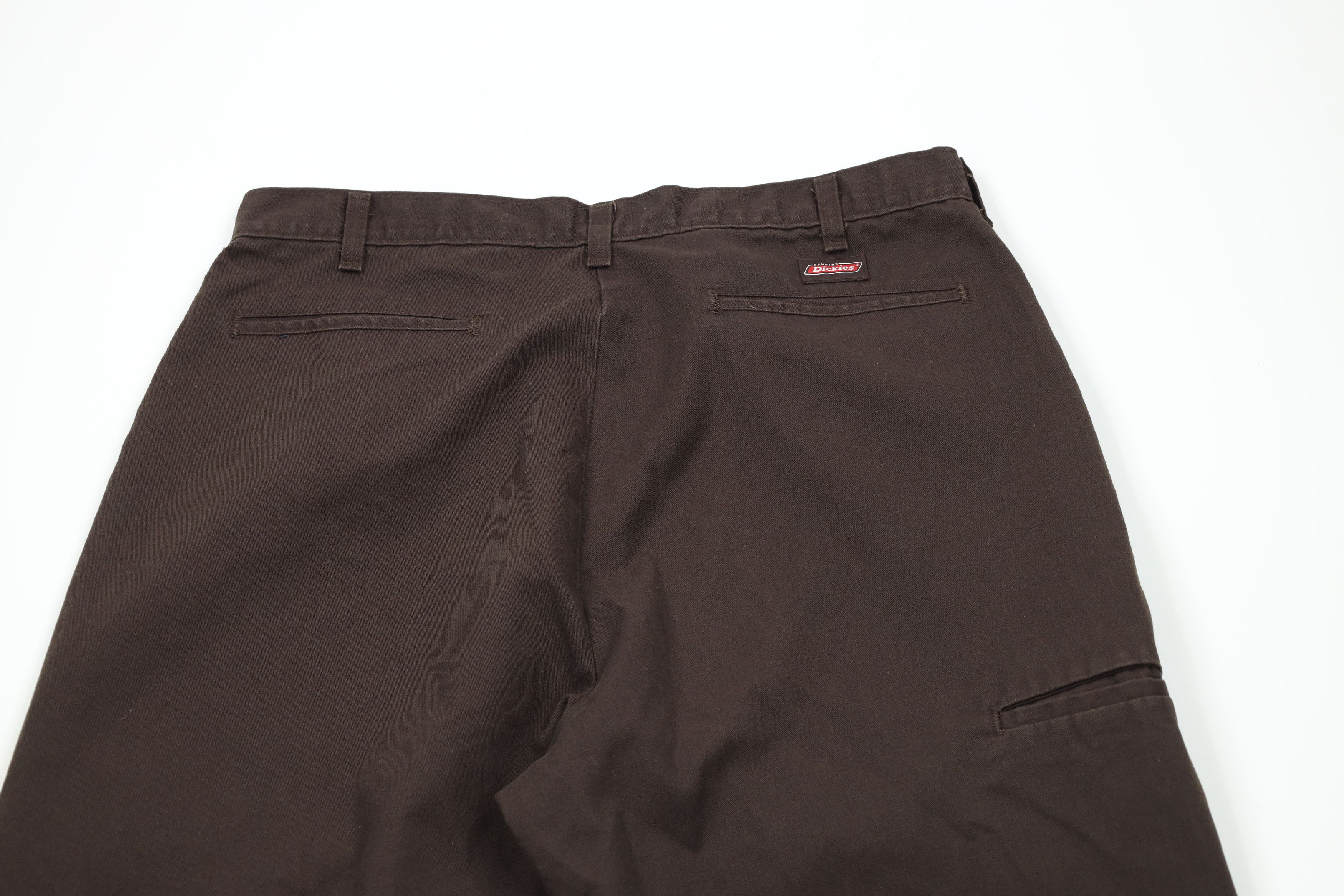 Dickies × Vintage Vintage Y2K Dickies Knee Wide Leg Mechanic Pants Brown Size US 36 / EU 52 - 12 Thumbnail