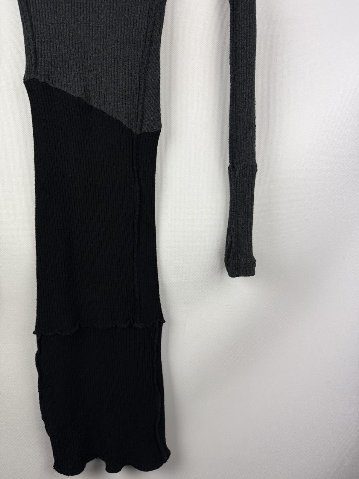 Demobaza Demobaza Avant-garde Ribbed Bodycon LS Sweater Dress Size S / US 4 / IT 40 - 7 Thumbnail