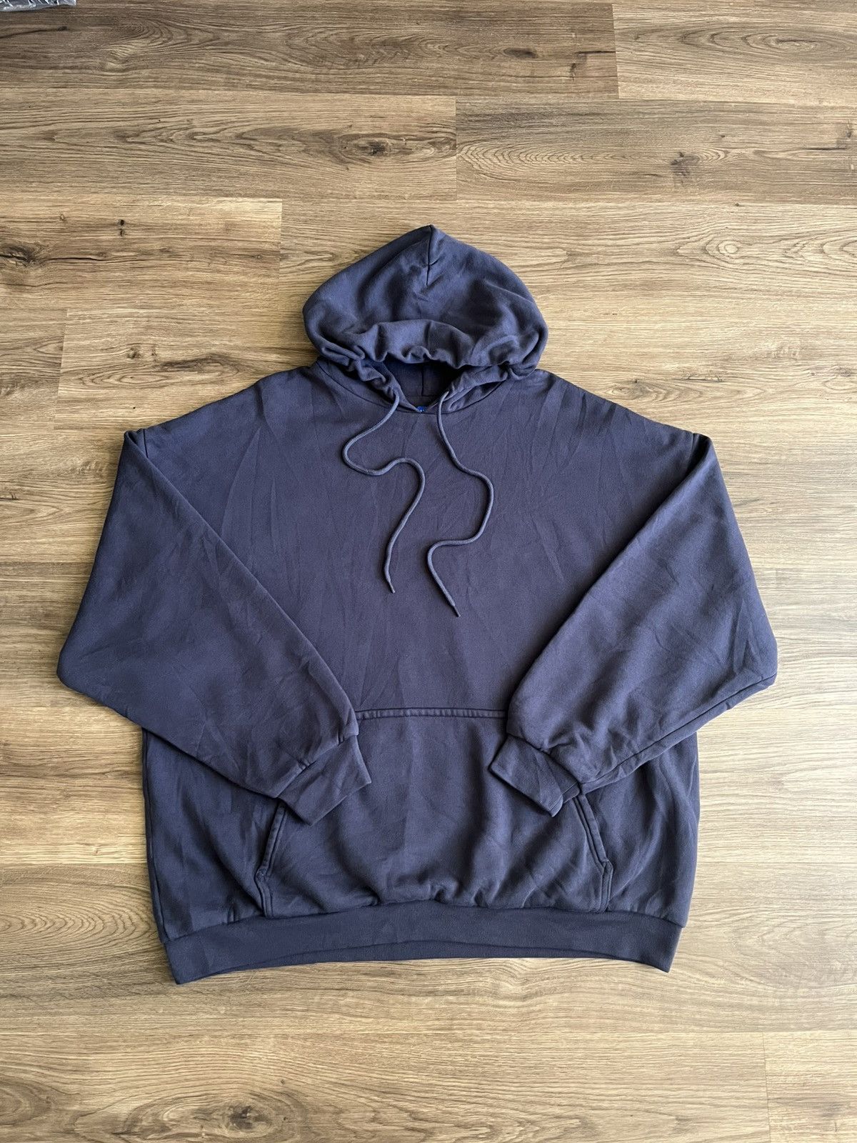 Yeezy Gap Oversized Hoodie Navy Blue Size Medium (Exclusive)