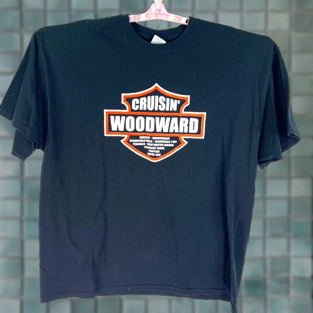 Gildan VINTAGE Crusin' Woodward MI Dream Cruise T Shirt Adult XXL Black Car Show Hot Rod Mens Size US XXL / EU 58 / 5 - 1 Thumbnail