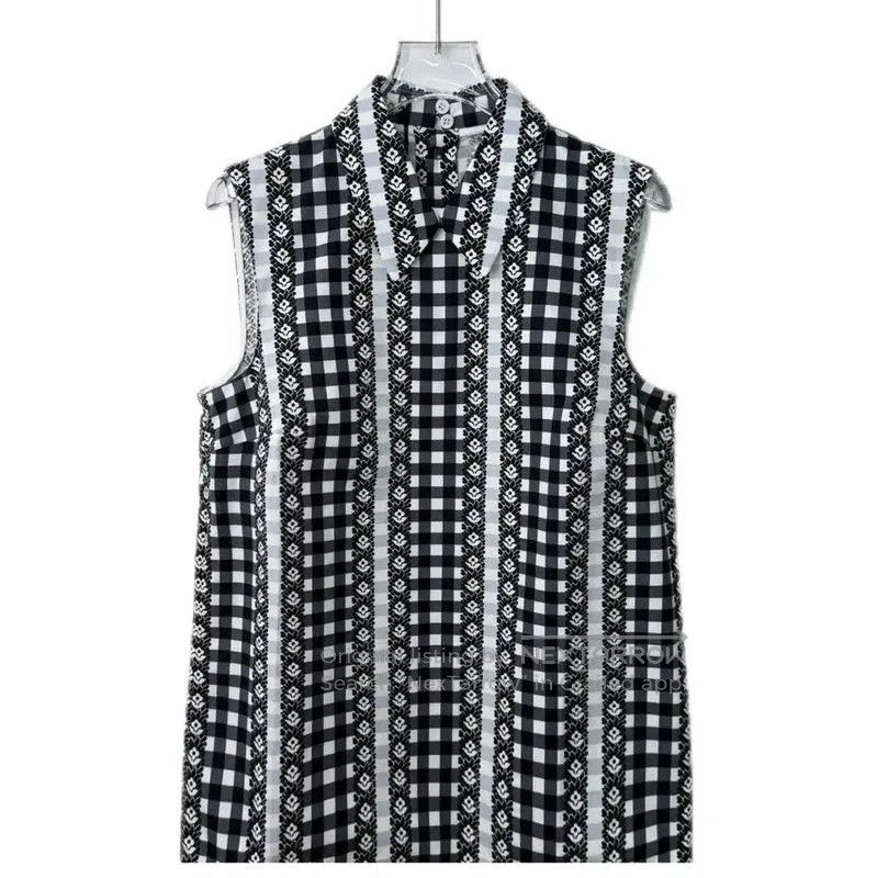 Miu Miu Miu Miu Colorblock Cotton Blend Dress . Size L / US 10 / IT 46 - 1 Thumbnail