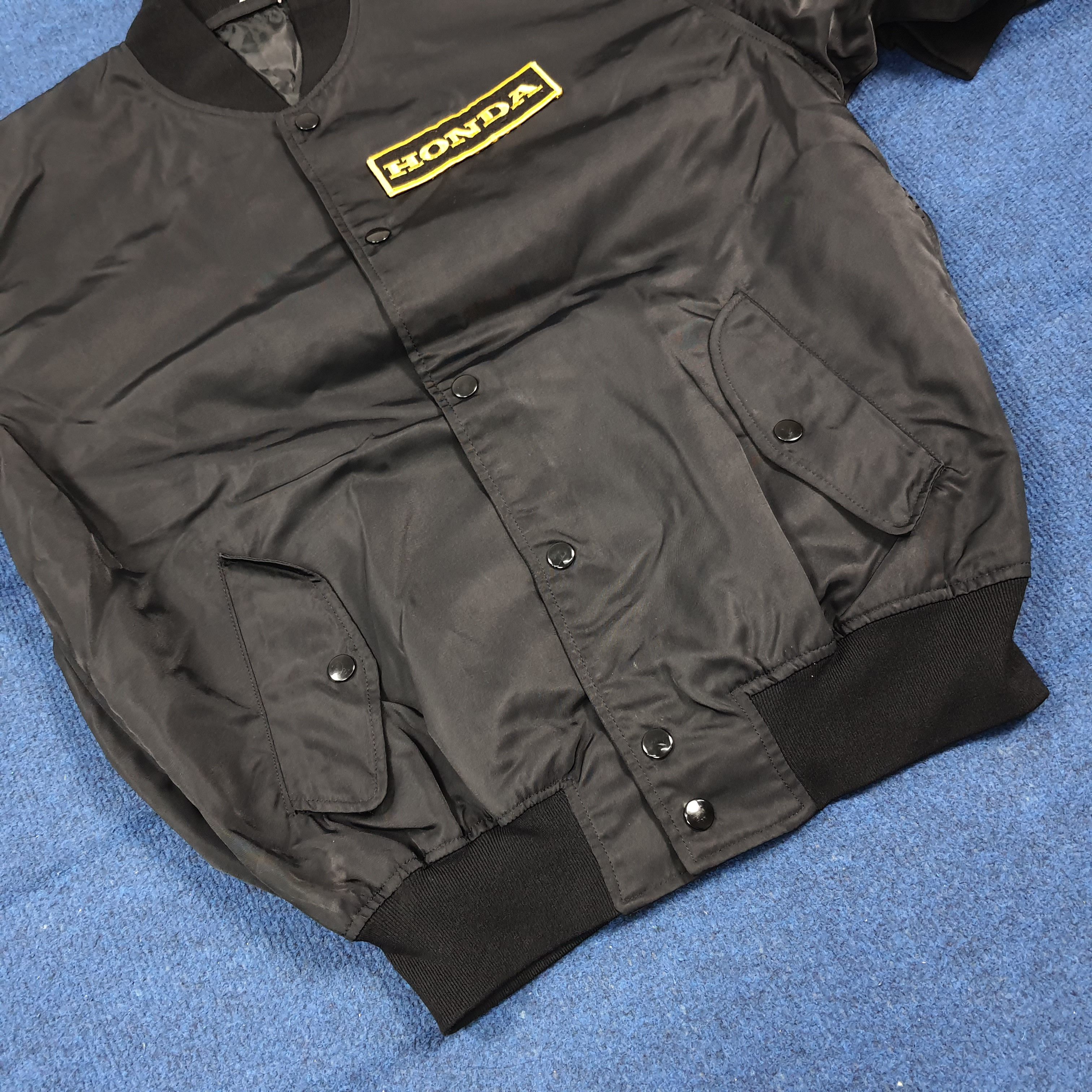 Japanese Brand Vintage Honda Club Groover Jacket Racing Bomber C289N26 Size US L / EU 52-54 / 3 - 8 Thumbnail