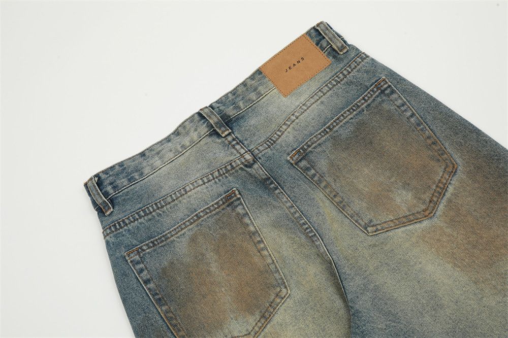 Japanese Brand × Vintage American retro distressed street hip hop loose ripped jeans Size US 32 / EU 48 - 5 Thumbnail