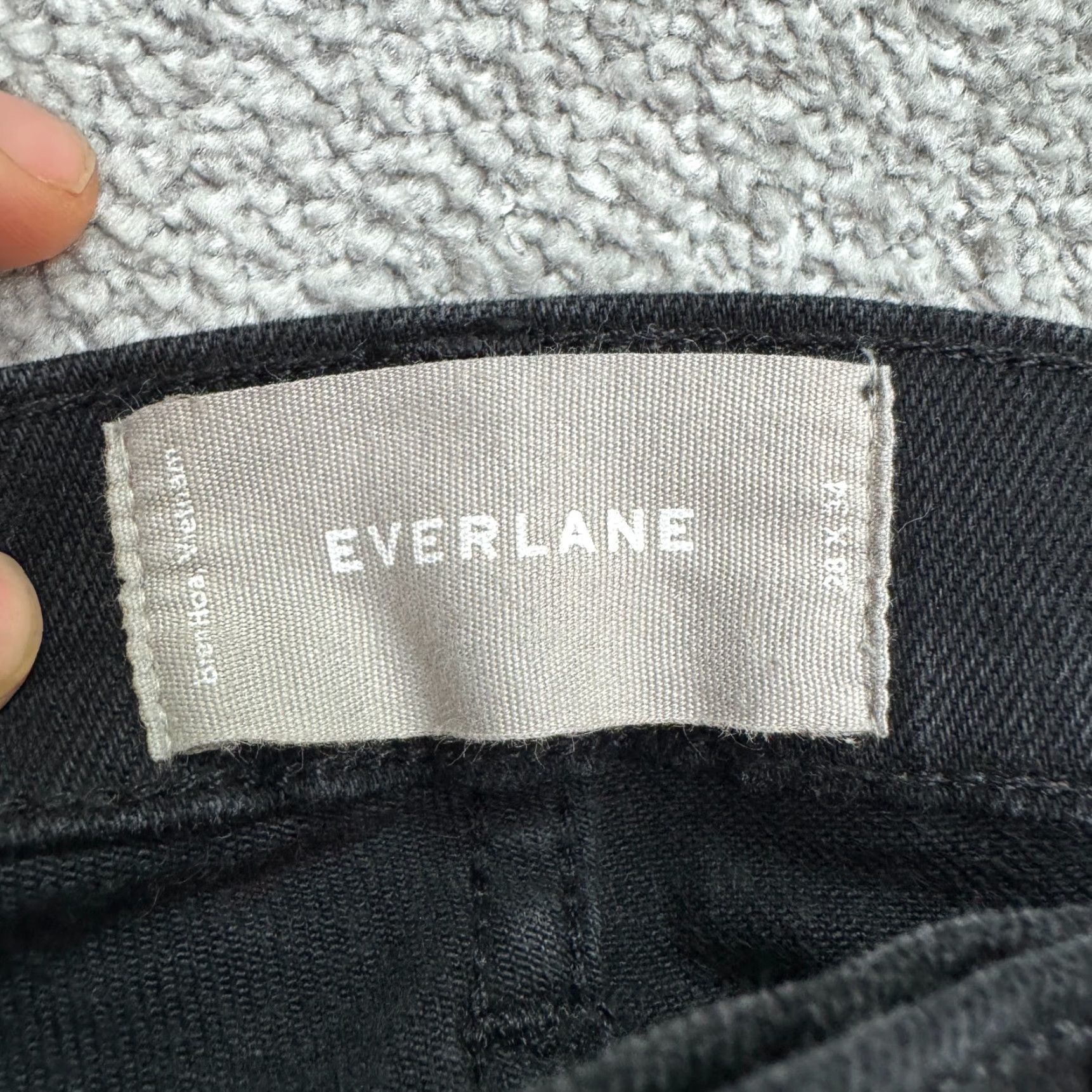 Everlane Everlane Jeans Mens 28x32 Black Denim Straight Classic Fit 5-Pocket Cotton Blend City Streetwear Modern Edge Size US 28 / EU 44 - 6 Thumbnail