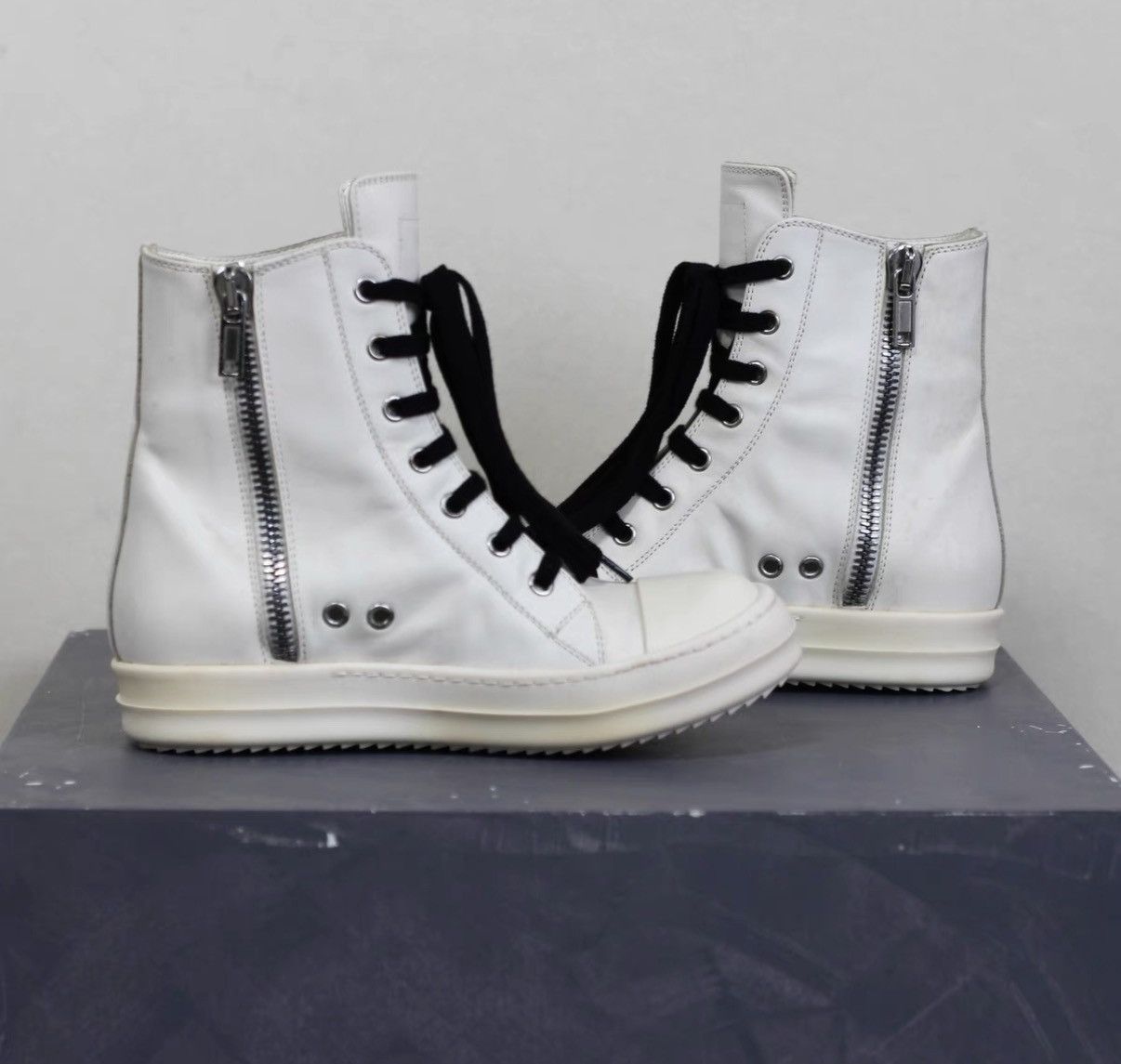 Rick Owens Rick Owens High-Top Bubble Converse-Inspired Sneakers Size US 6 / IT 36 - 4 Thumbnail