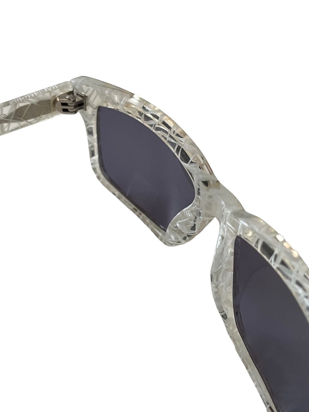 Linda Farrow × Raf Simons 1/1 Cracked-effect sunglasses Size ONE SIZE - 9 Thumbnail