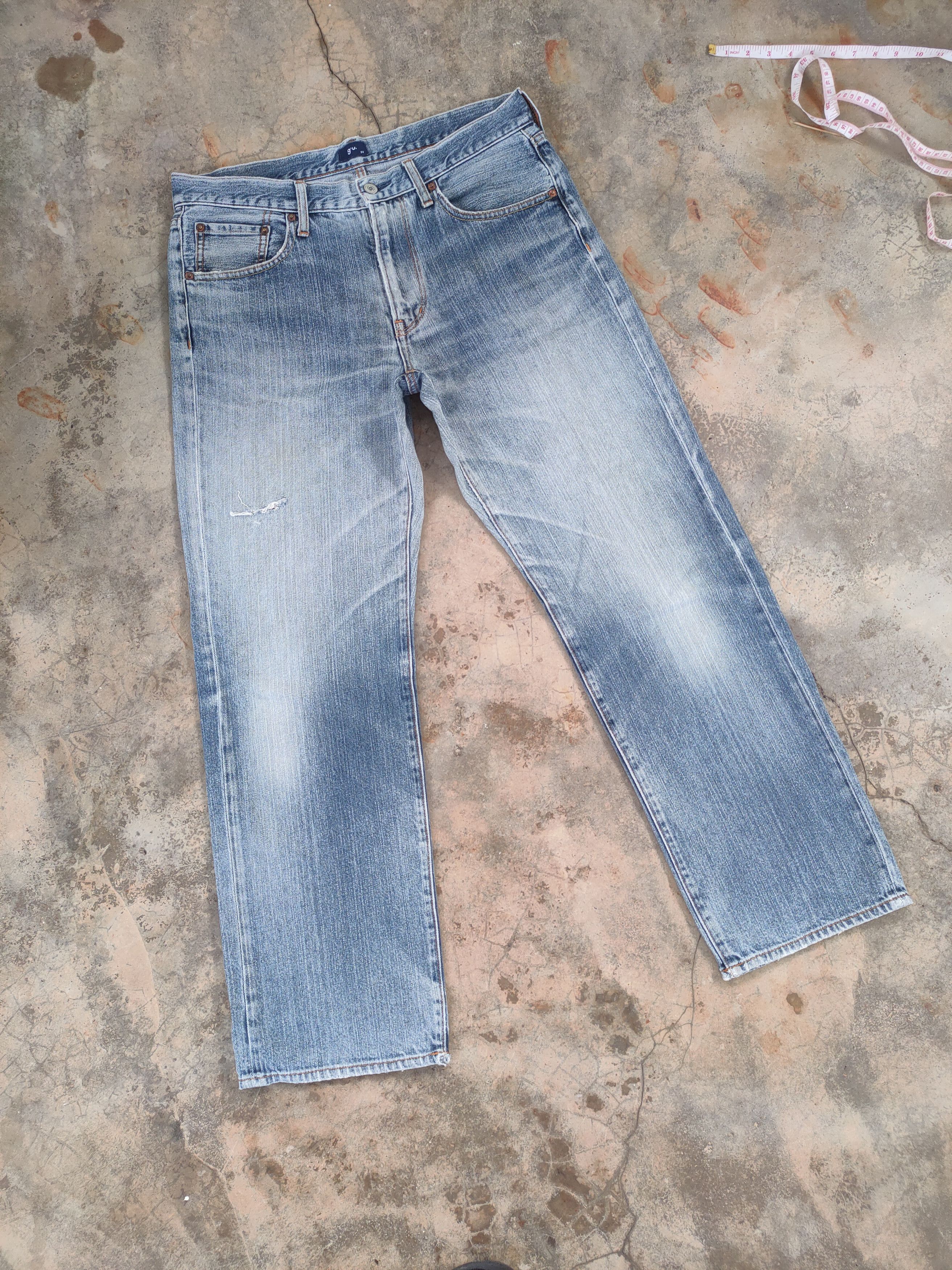 Japanese Brand VINTAGE JAPANESE FADED DISTRESSED JEANS PANTS Size US 34 / EU 50 - 2 Thumbnail