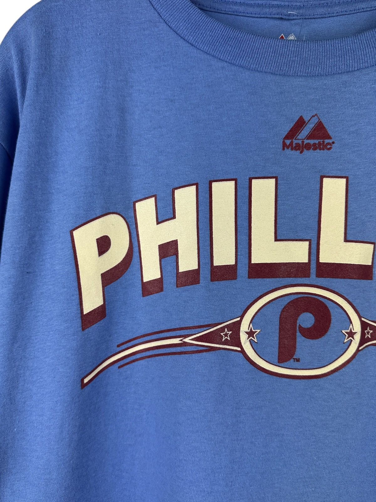 Majestic NWT🏷️ Philadelphia Phillies MLB Archive T-Shirt Cooperstown Size US M / EU 48-50 / 2 - 12 Thumbnail