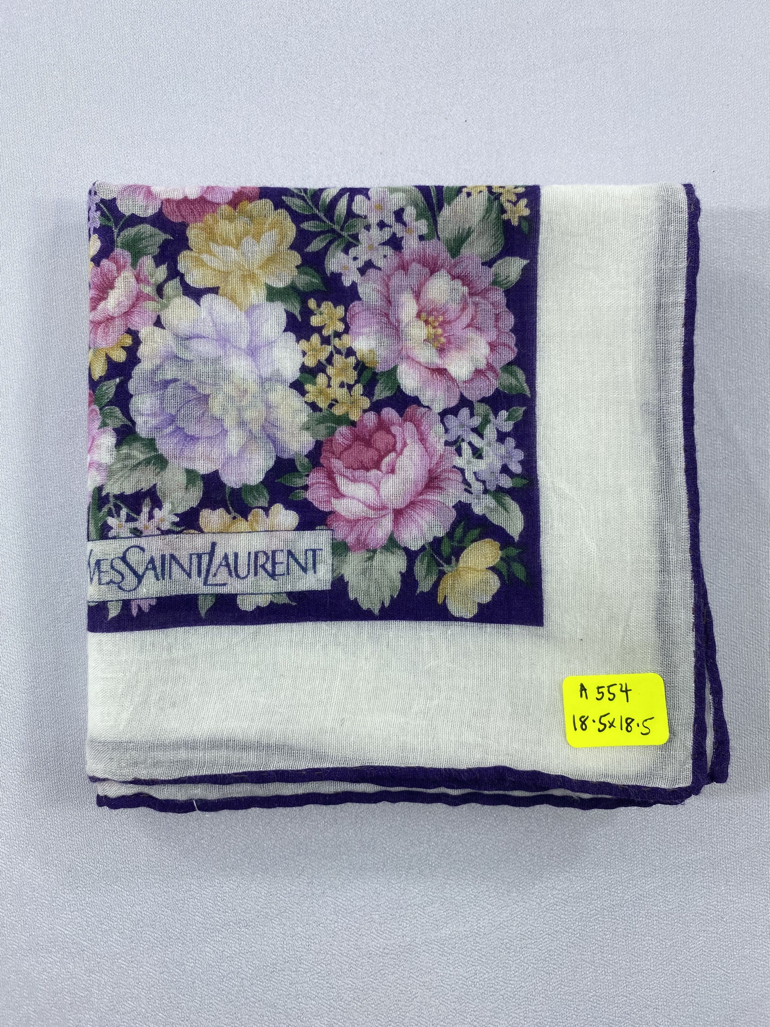 Yves Saint Laurent Yves Saint Laurent Handkerchief / Bandana / Neckerchief Size ONE SIZE - 6 Thumbnail