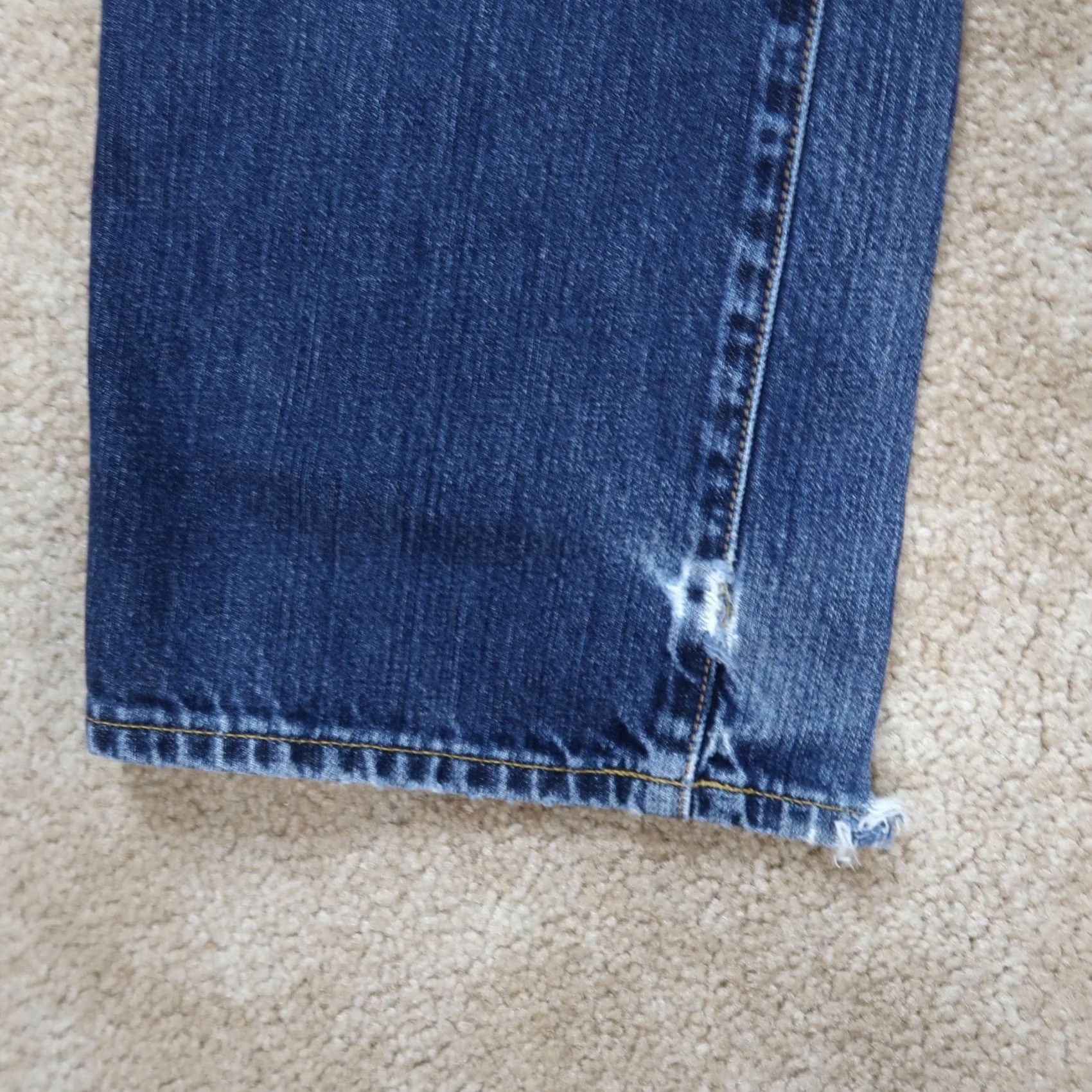 Gap Gap 1969 Jeans Men’s 34x30 Blue Denim Straight Leg Dark Wash Regular Rise 5-Pocket Shirt? Size US 34 / EU 50 - 2 Thumbnail