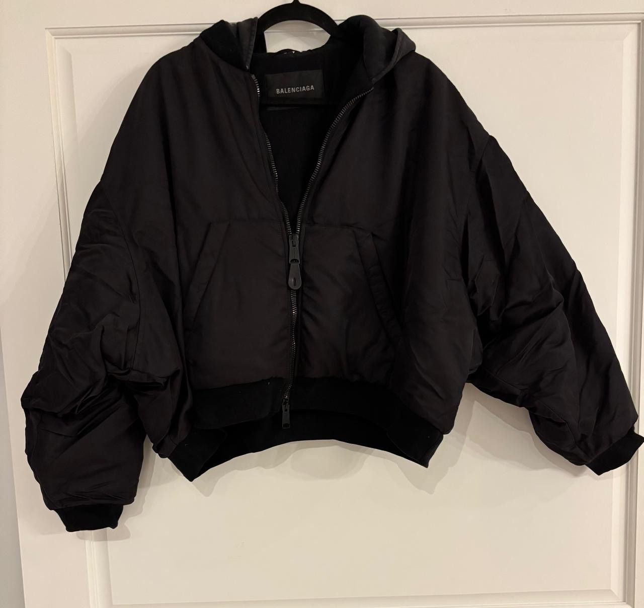 Balenciaga Balenciaga Unity Hooded Bomber Jacket Size US M / EU 48-50 / 2 - 2 Thumbnail