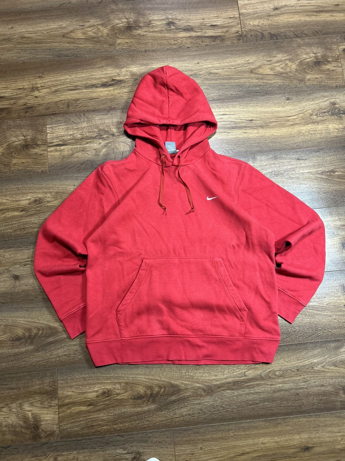 Nike × Vintage Vintage nike small swoosh hoodie Size US M / EU 48-50 / 2 - 1 Thumbnail