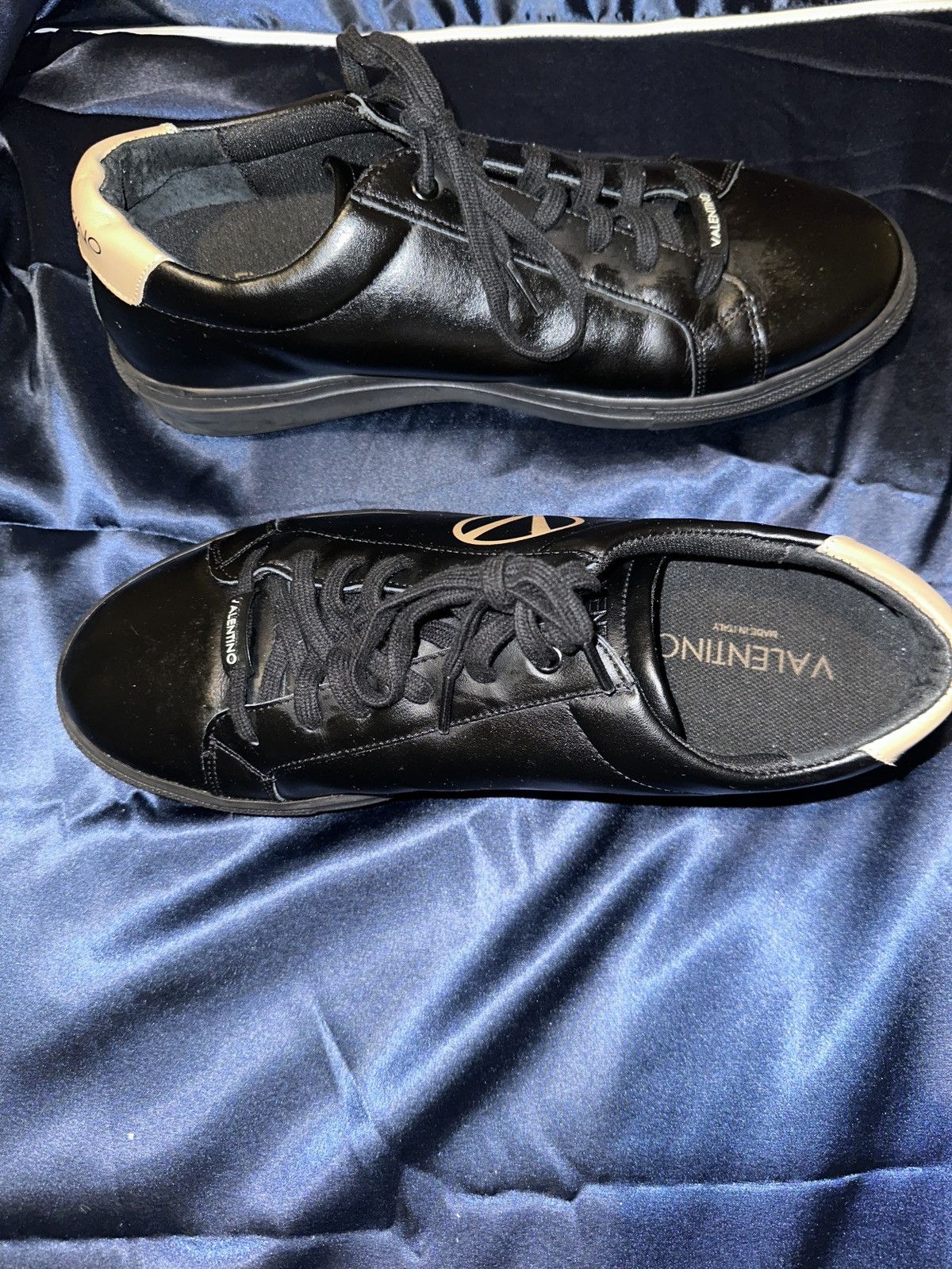 Mario Valentino Black Valentino Sneakers Size US 12 / EU 45 - 7 Thumbnail