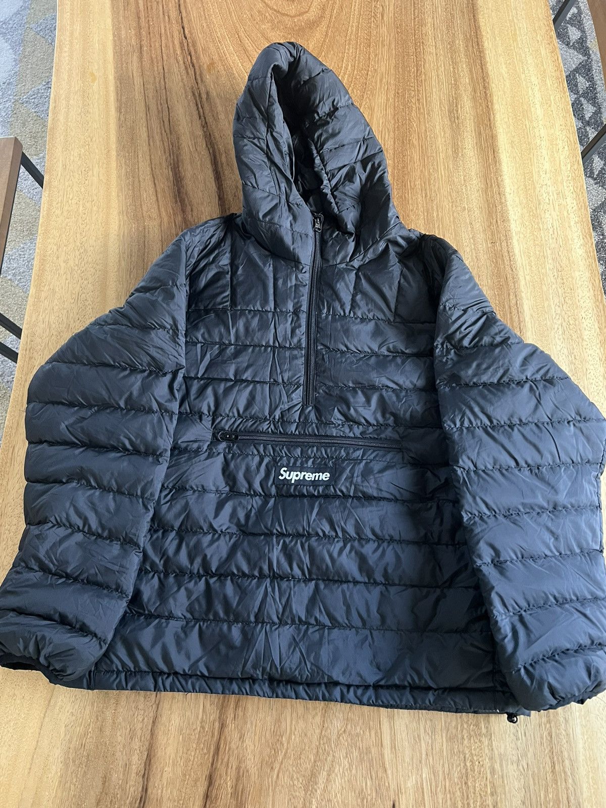 Supreme anorak black on sale