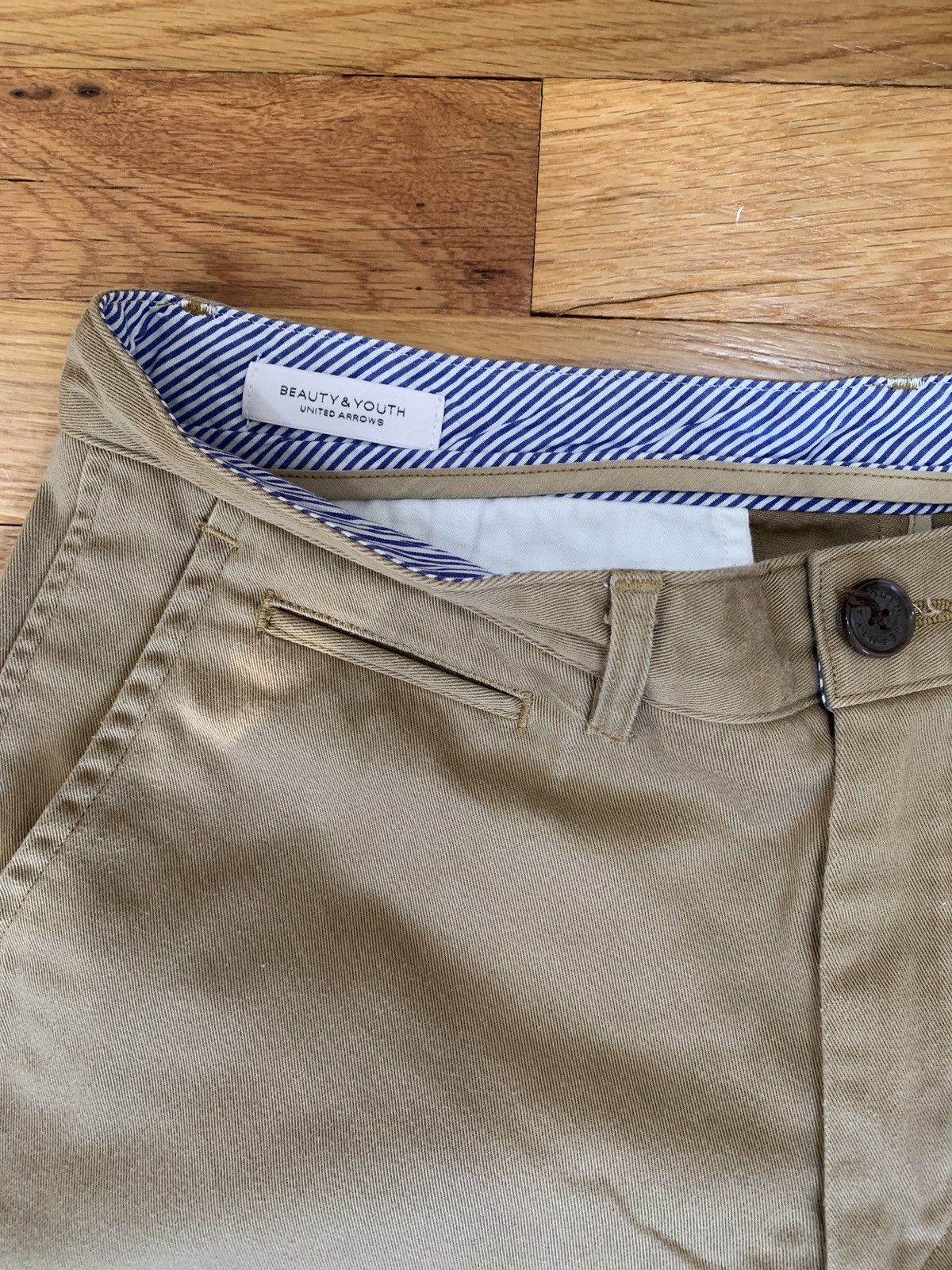 BEAUTY&YOUTH BEAUTY & YOUTH UNITED ARROWS - Khaki Pants - Size 30 Size US 30 / EU 46 - 2 Thumbnail