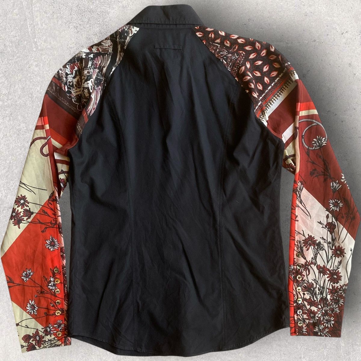 Jean Paul Gaultier Gaultier Floral Print Sleeve Shirt Size US S / EU 44-46 / 1 - 4 Thumbnail