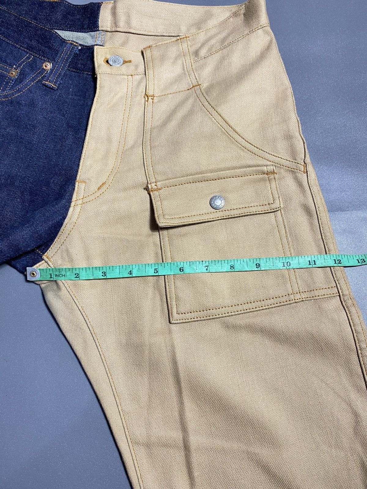 KOJIMA GENES KOJIMA GENES Japan Nice Design Indigo Jeans Size US 30 / EU 46 - 16 Thumbnail
