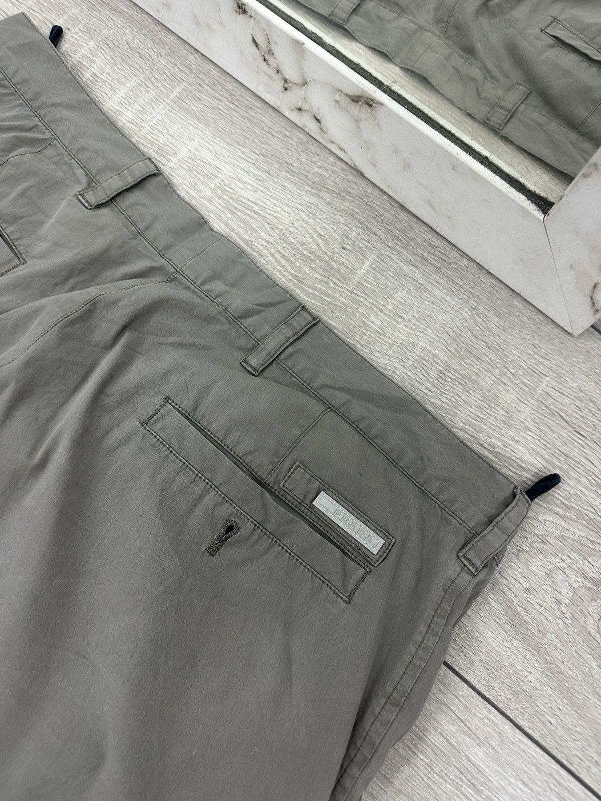 Prada Prada Nylon Pants Silver Tab Vintage Classic Fit Old Money Size US 32 / EU 48 - 7 Thumbnail