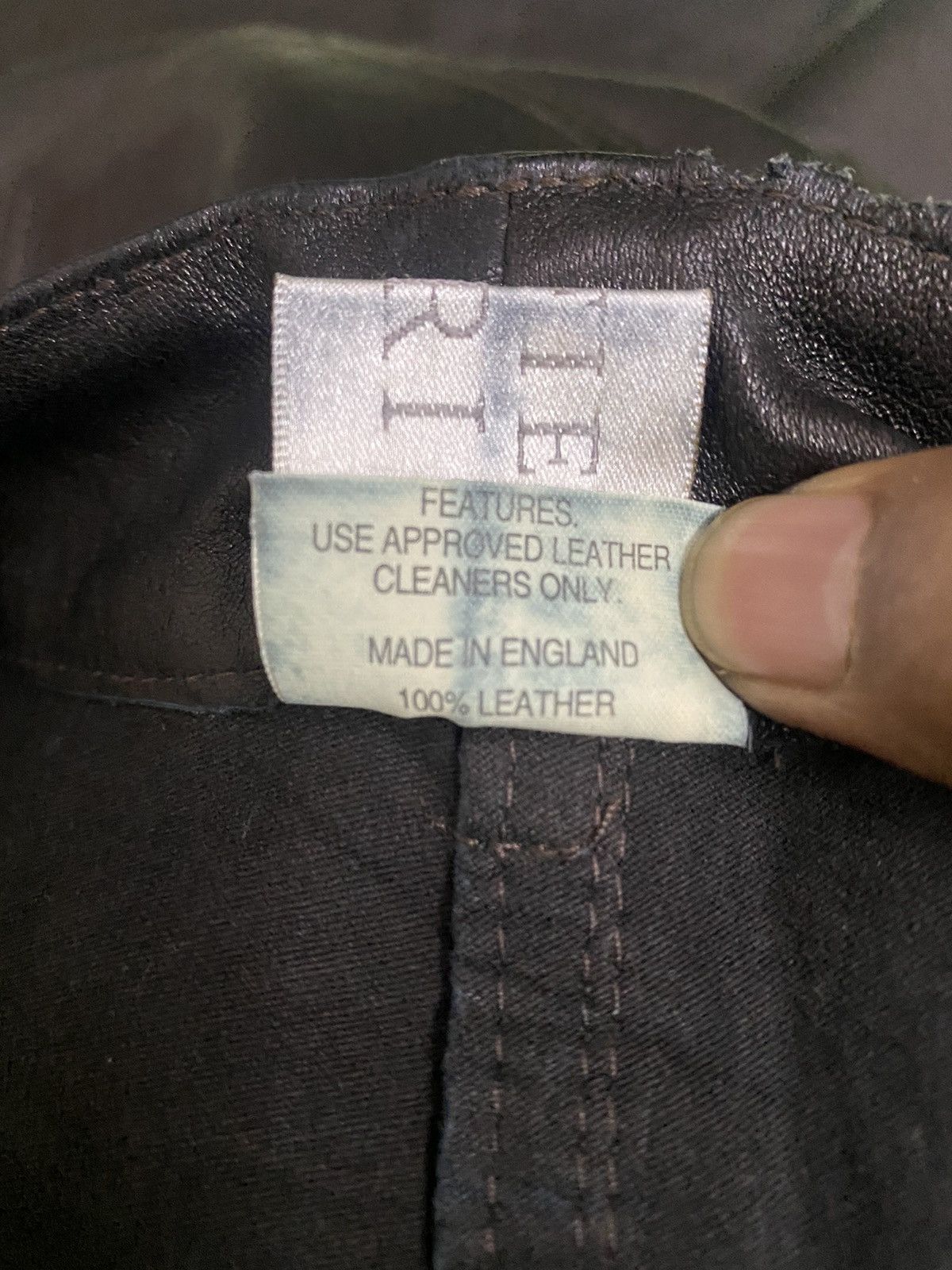 Leather 💥Final💥 Made In England Leather Maxfield Parrish Size US 27 - 7 Thumbnail