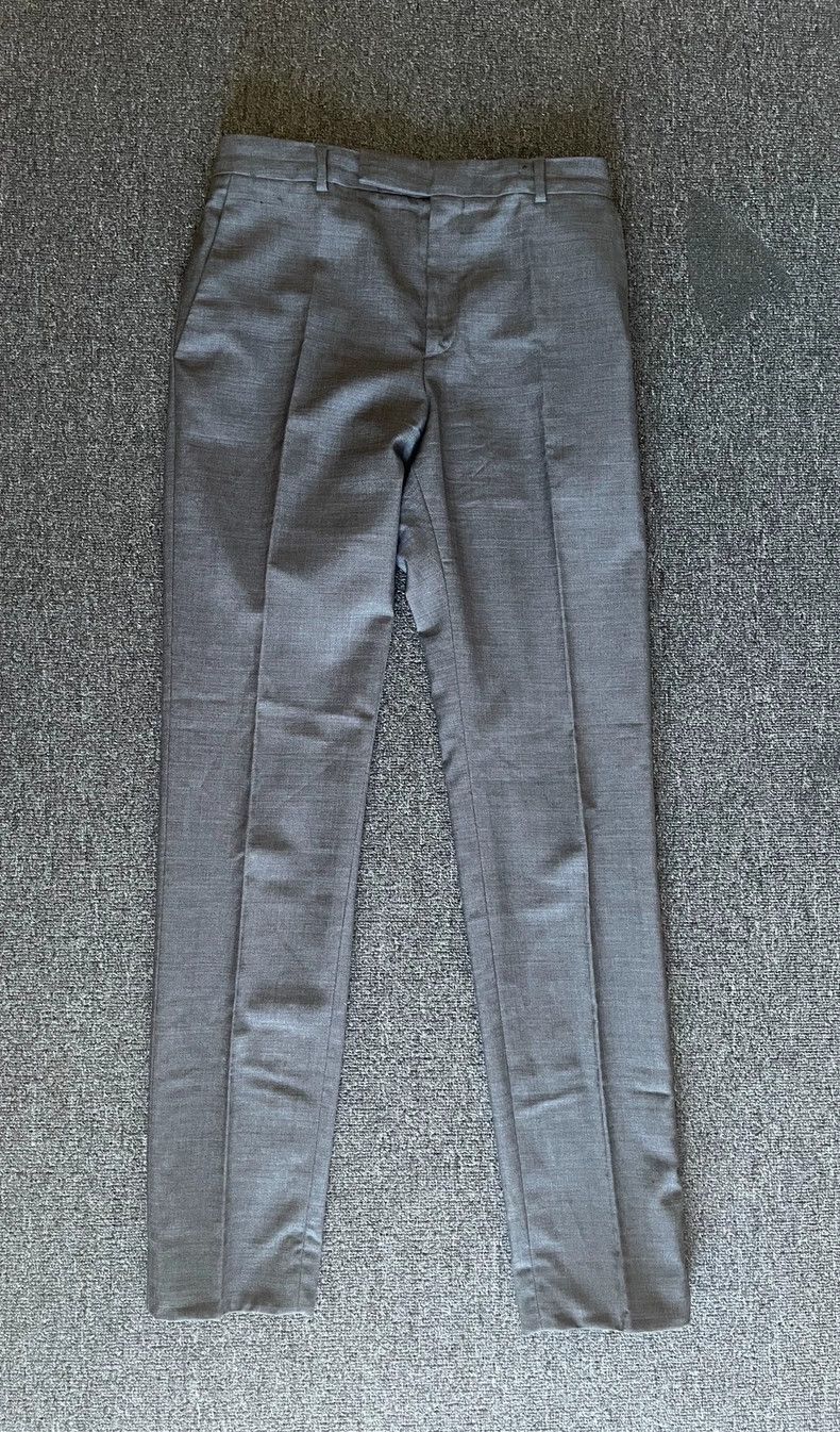 Celine Celine Wool Gray Casual Trousers-yf Size US 32 / EU 48 - 1 Thumbnail