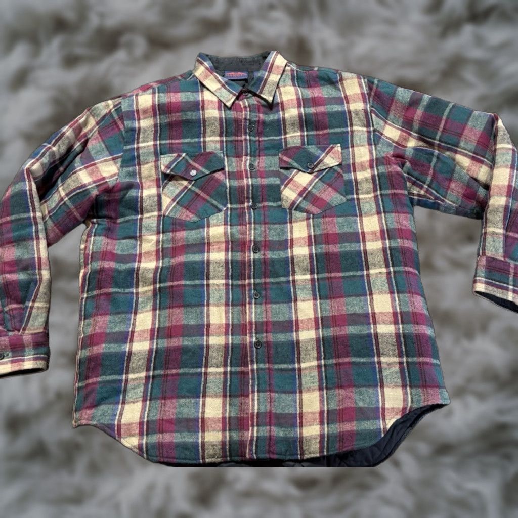 BB Dakota Dakota Mens Jacket Plaid Cotton Insulated Flannel Size L Multicolor Pocket Buttons Windbreaker Size US L / EU 52-54 / 3 - 1 Thumbnail