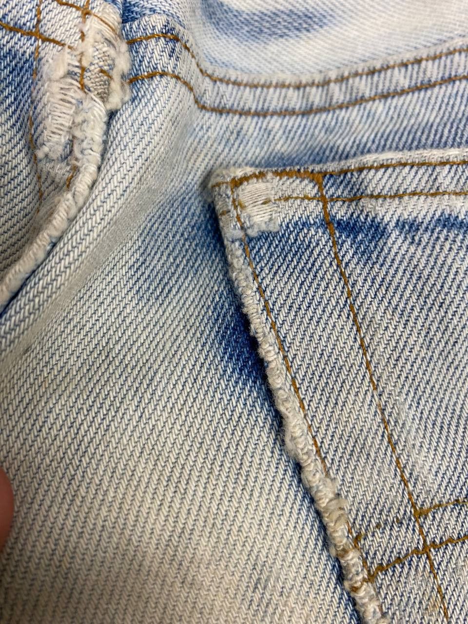 Levi's vintage levis 501 acid wash distressed denim nice design Size US 34 / EU 50 - 6 Thumbnail