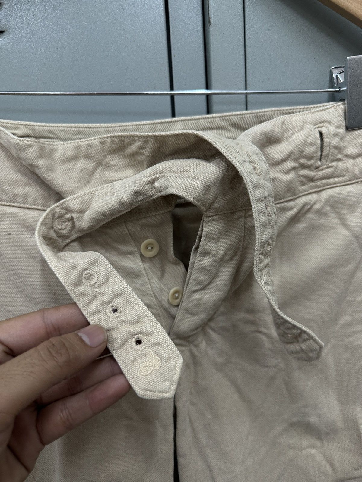 45rpm 45rpm Japan Heavy Cotton Unique Suspender Style Trousers Size US 30 / EU 46 - 5 Thumbnail