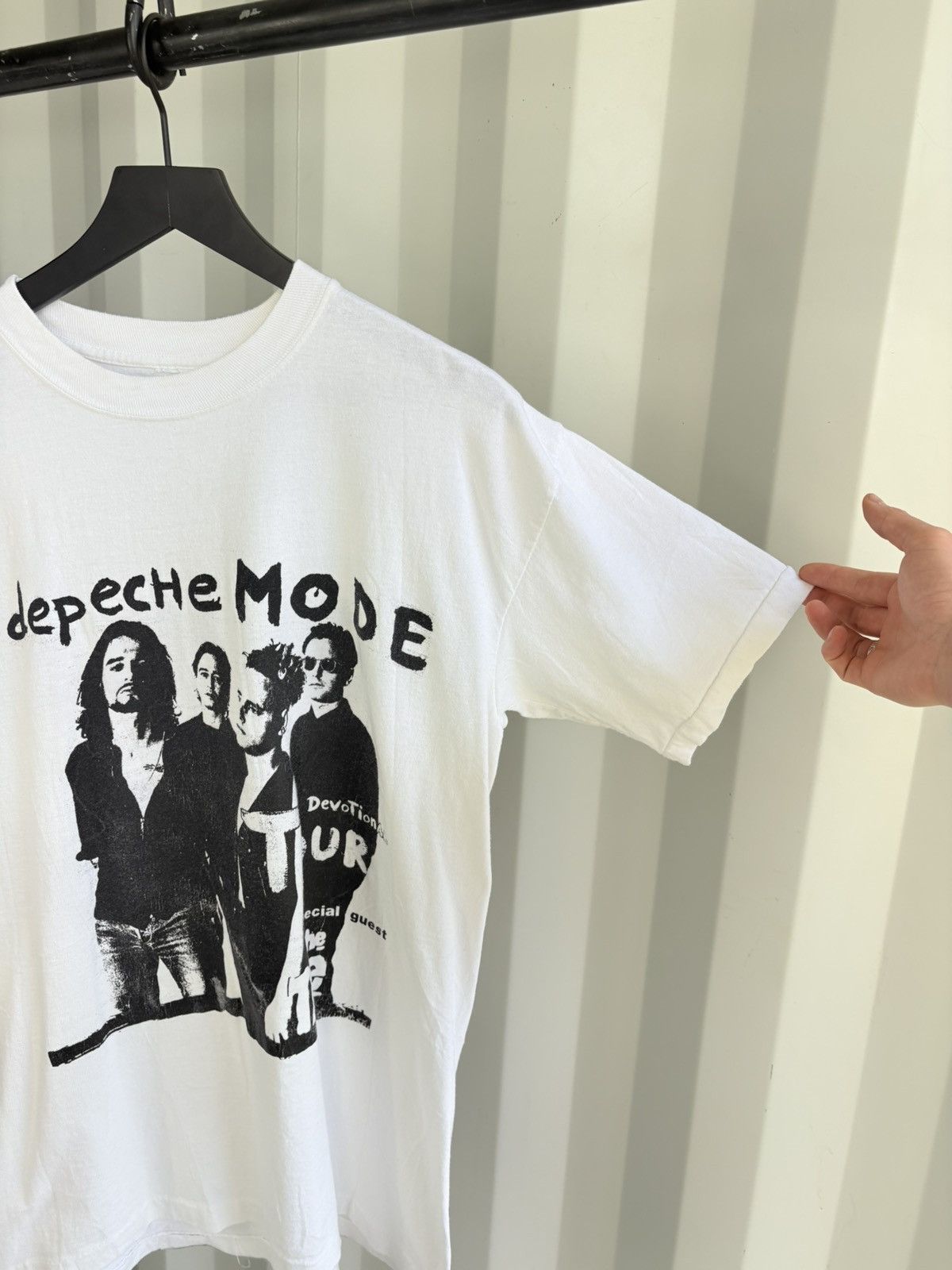 Band Tees Thrashed Depeche Mode Sun Faded Distressed ERD Grunge Band Size US XL / EU 56 / 4 - 3 Thumbnail