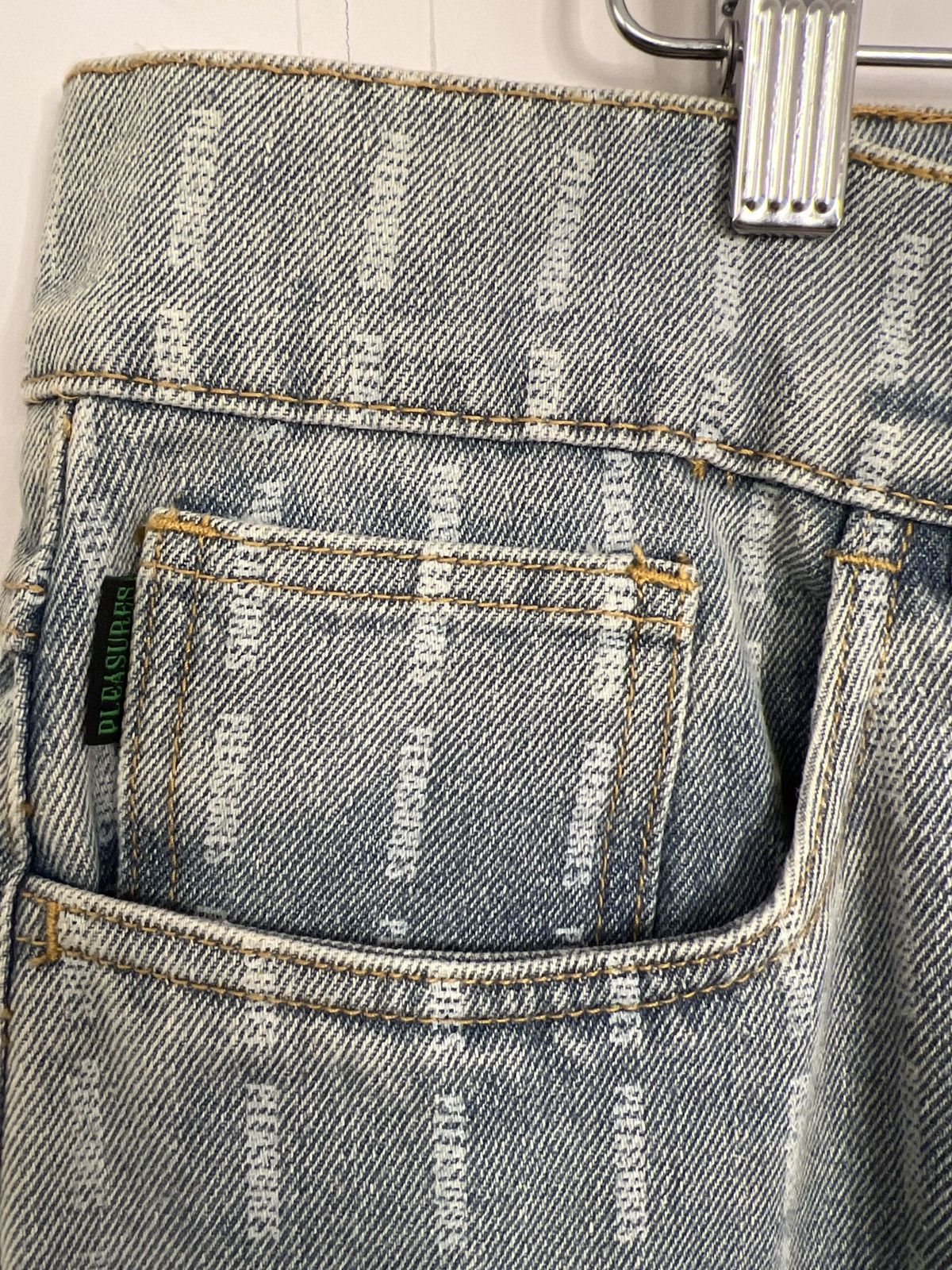 Pleasures Pleasures Laser Print Denim Size US 36 / EU 52 - 2 Thumbnail
