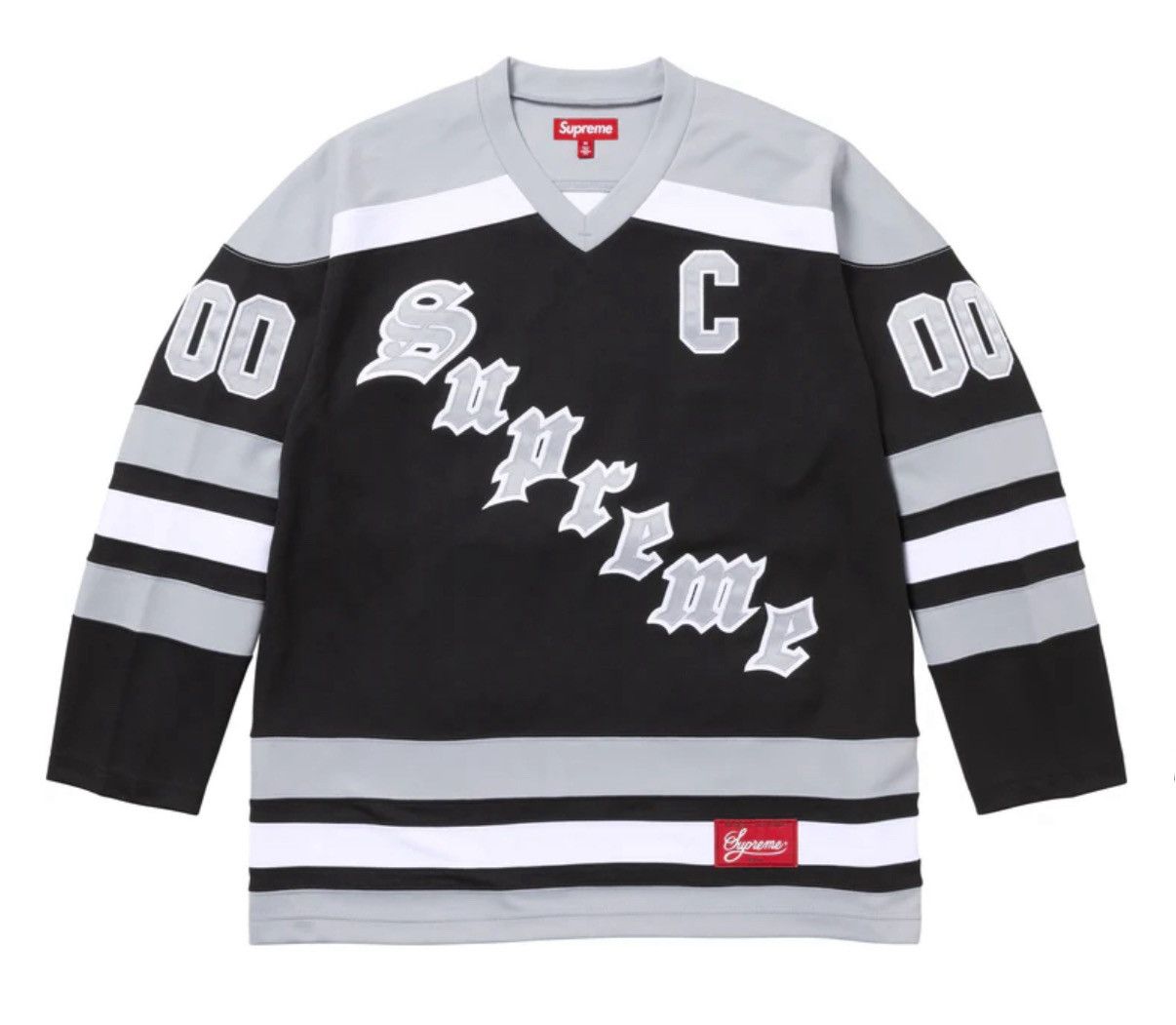 Stockx Supreme Scarface Hockey Jersey White Supreme Fire And Ice